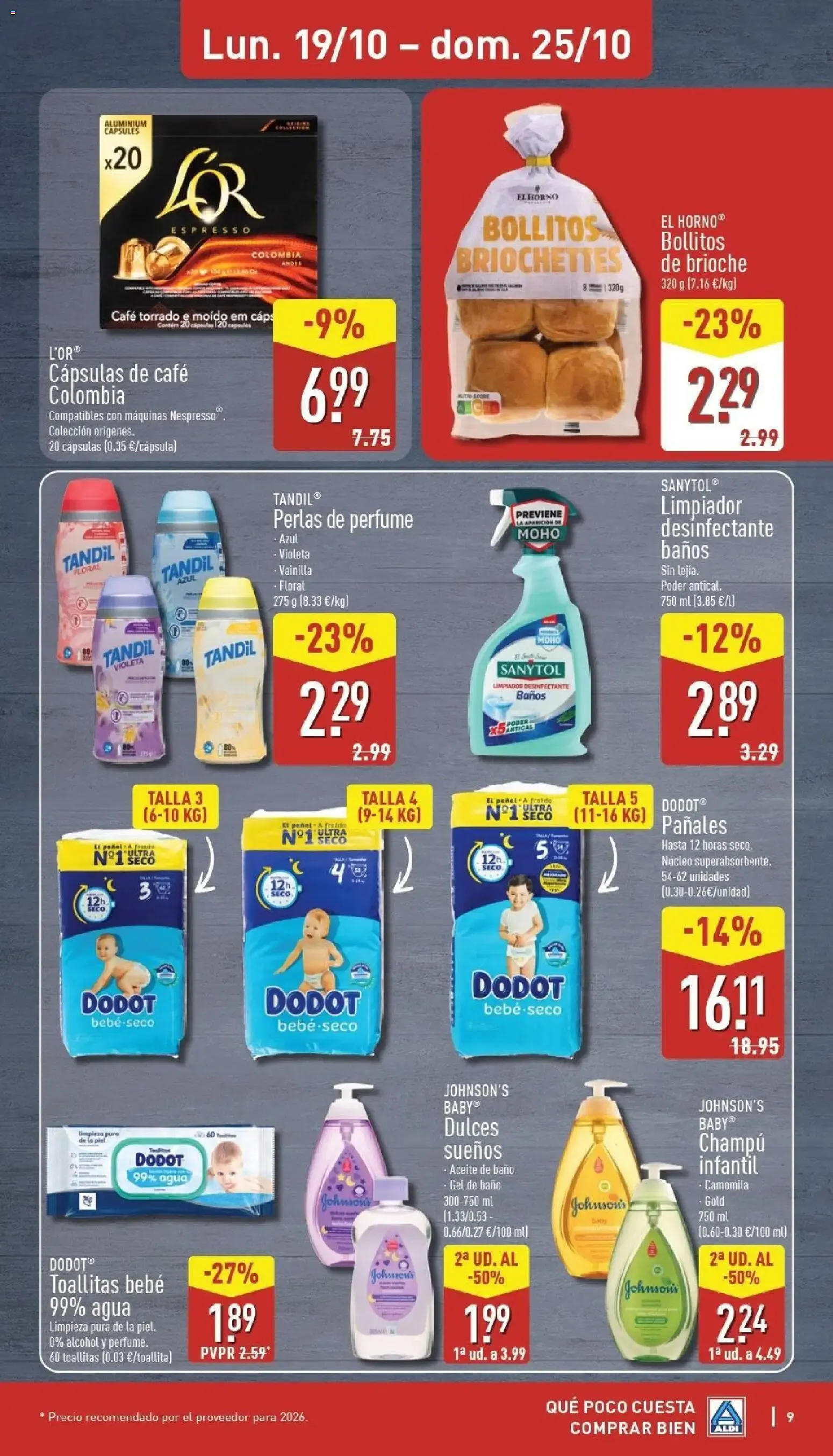Catálogo de Aldi folleto Península del 19/10/2026 | Catálogo 19 de octubre al 25 de octubre 2026 - Página 9