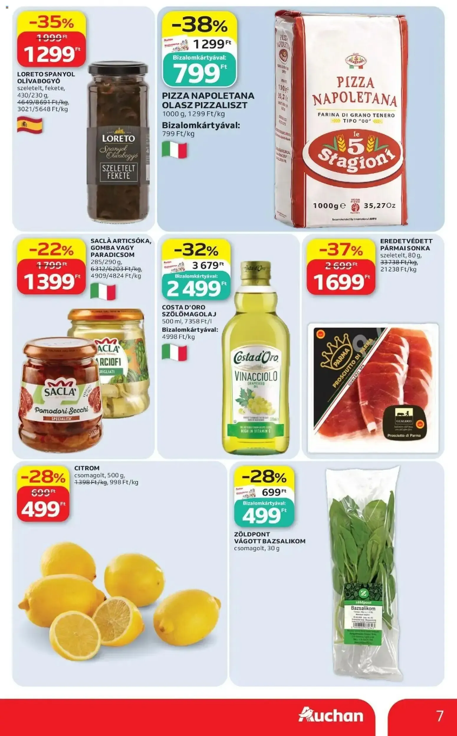 Katalógus Auchan Nemzetközi konyha ajánlatok Fót - 2026.09.10. -tól/töl > akció, lapozható szórólap 🛍️ szeptember 10.-tól szeptember 23.-ig 2026. - Oldal 7