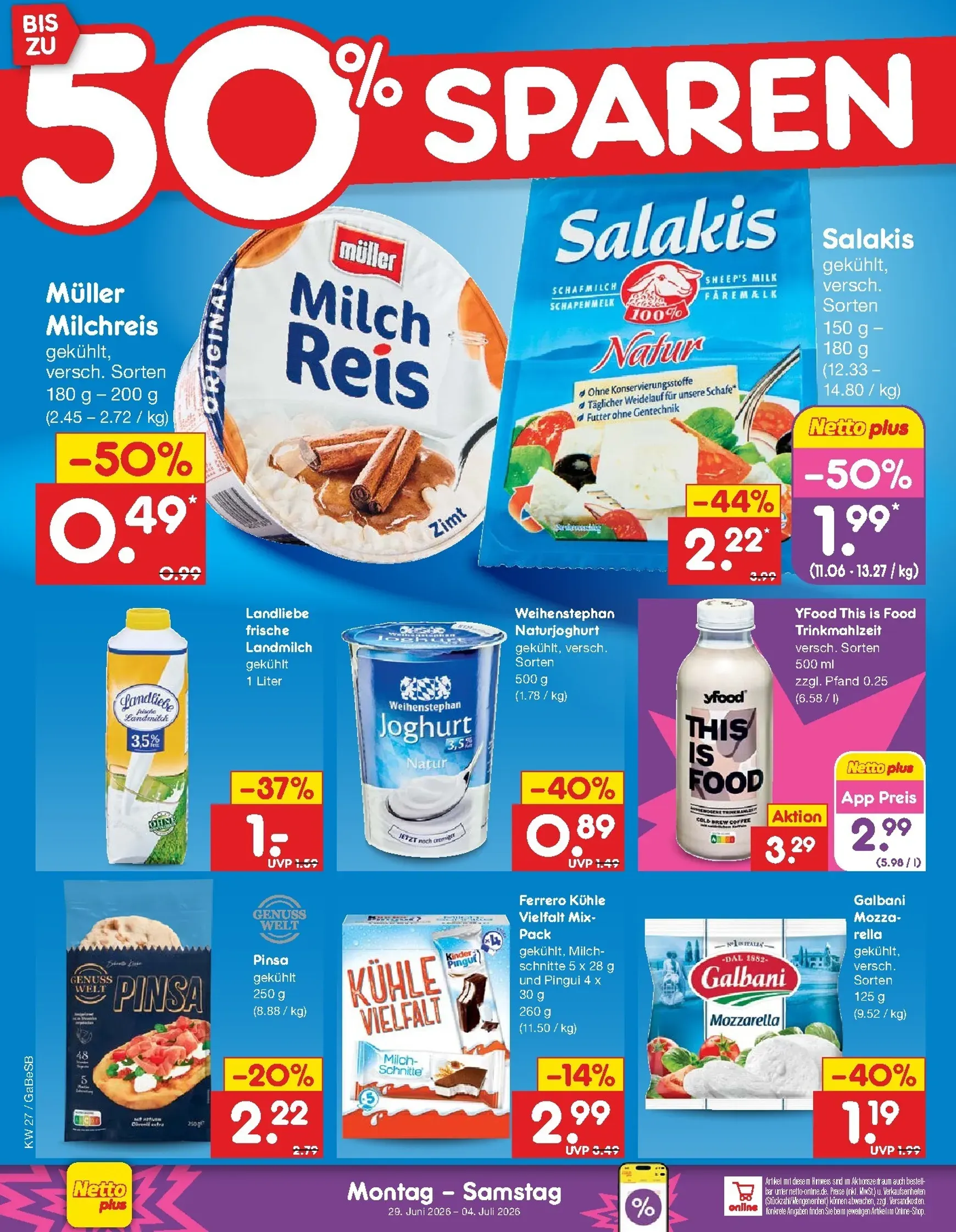 Netto Marken Discount - Wochenangebote Prospekt – von Montag 29.06.2026 bis Samstag 04.07.2026 von 29. Juni bis 4. Juli 2026 - Prospekt seite 25
