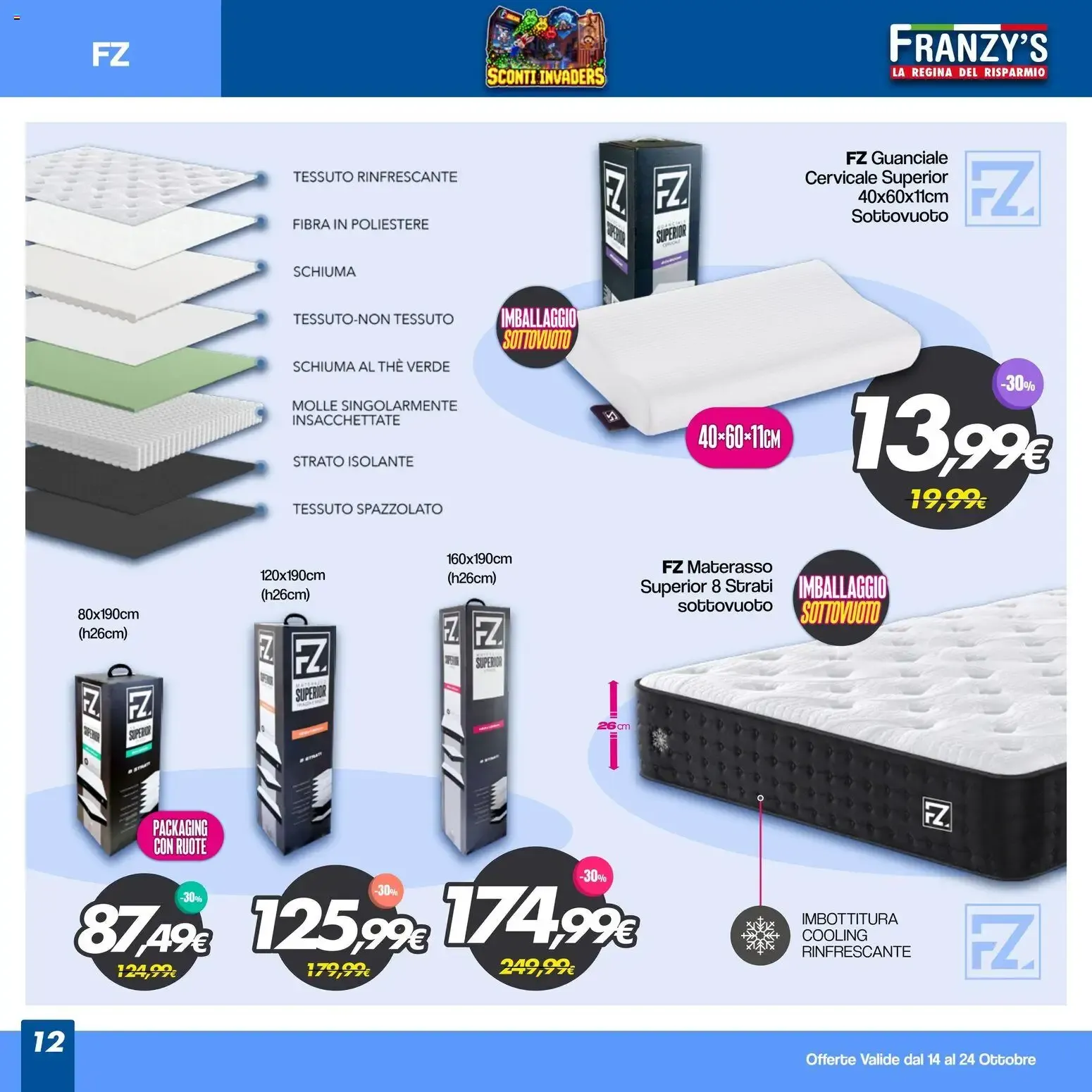 FRANZY'S LA REGINA DEL RISPARMIO da 14 ottobre a 24 ottobre di 2026 - Pagina del volantino 12