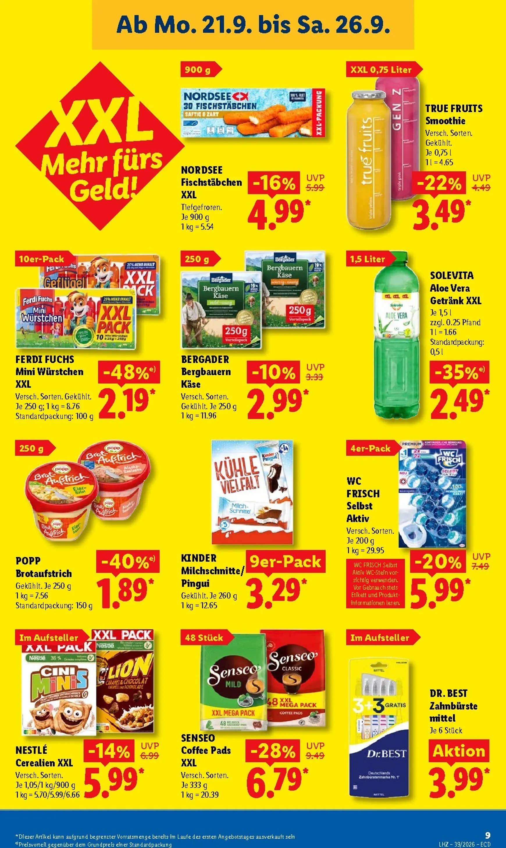 Lidl Prospekt nächste Woche – von Montag 21.09.2026 bis Samstag 26.09.2026 von 21. September bis 26. September 2026 - Prospekt seite 16
