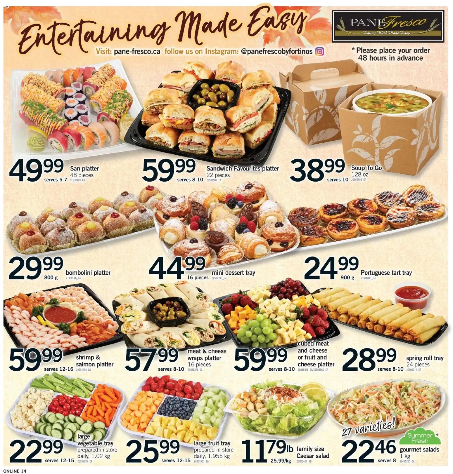 Fortinos weekly flyer / circulaire from Oct 1, 2026 > weekly specials & deals from October 1 to October 7 2026 - flyer page 14
