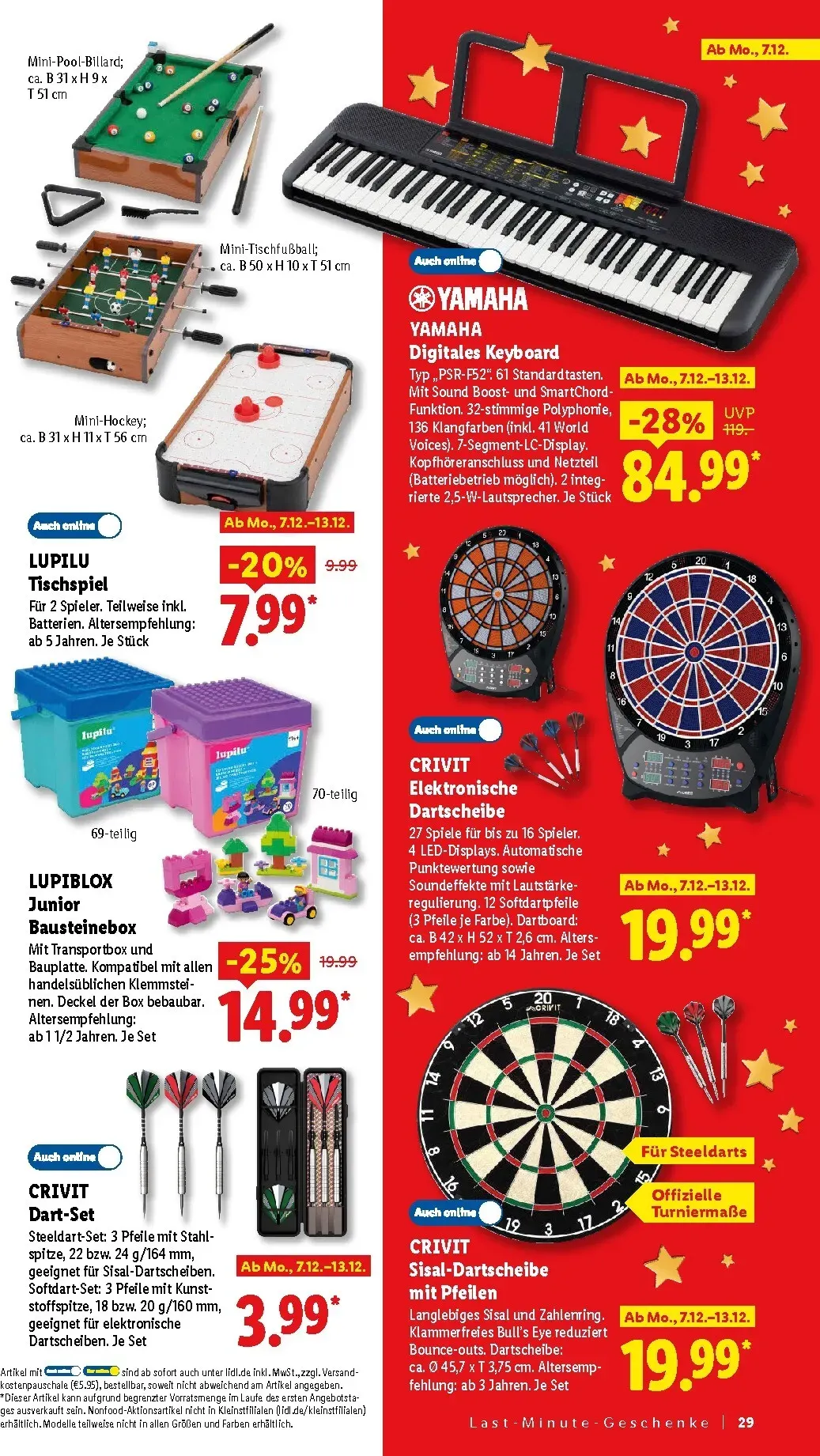 Lidl - Entdecke zahlreiche Geschenkideen Prospekt – von Montag 19.10.2026 bis Donnerstag 24.12.2026 von 26. Oktober bis 24. Dezember 2026 - Prospekt seite 29