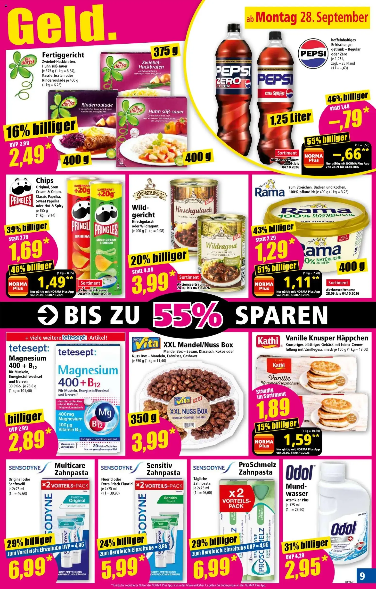 NORMA - Mehr fürs Geld von 28. September bis 4. Oktober 2026 - Prospekt seite 9