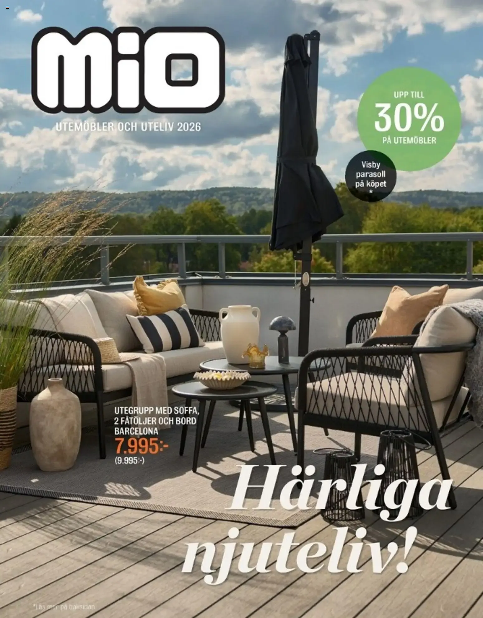 Mio Utemöbler och Uteliv 2026 från 1 juni till 30 juni 2026 - Reklamblad sidor 1