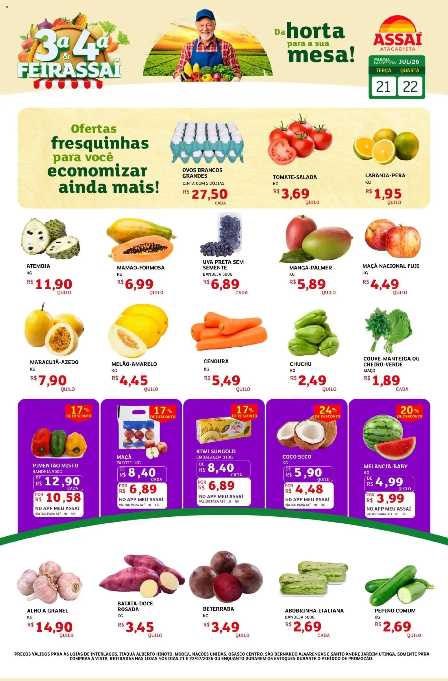 Encarte de Assaí Atacadista ofertas - SP de 21/07/2026 | Promoções Online 21 de julho até 22 de julho 2026 - Pagina 1