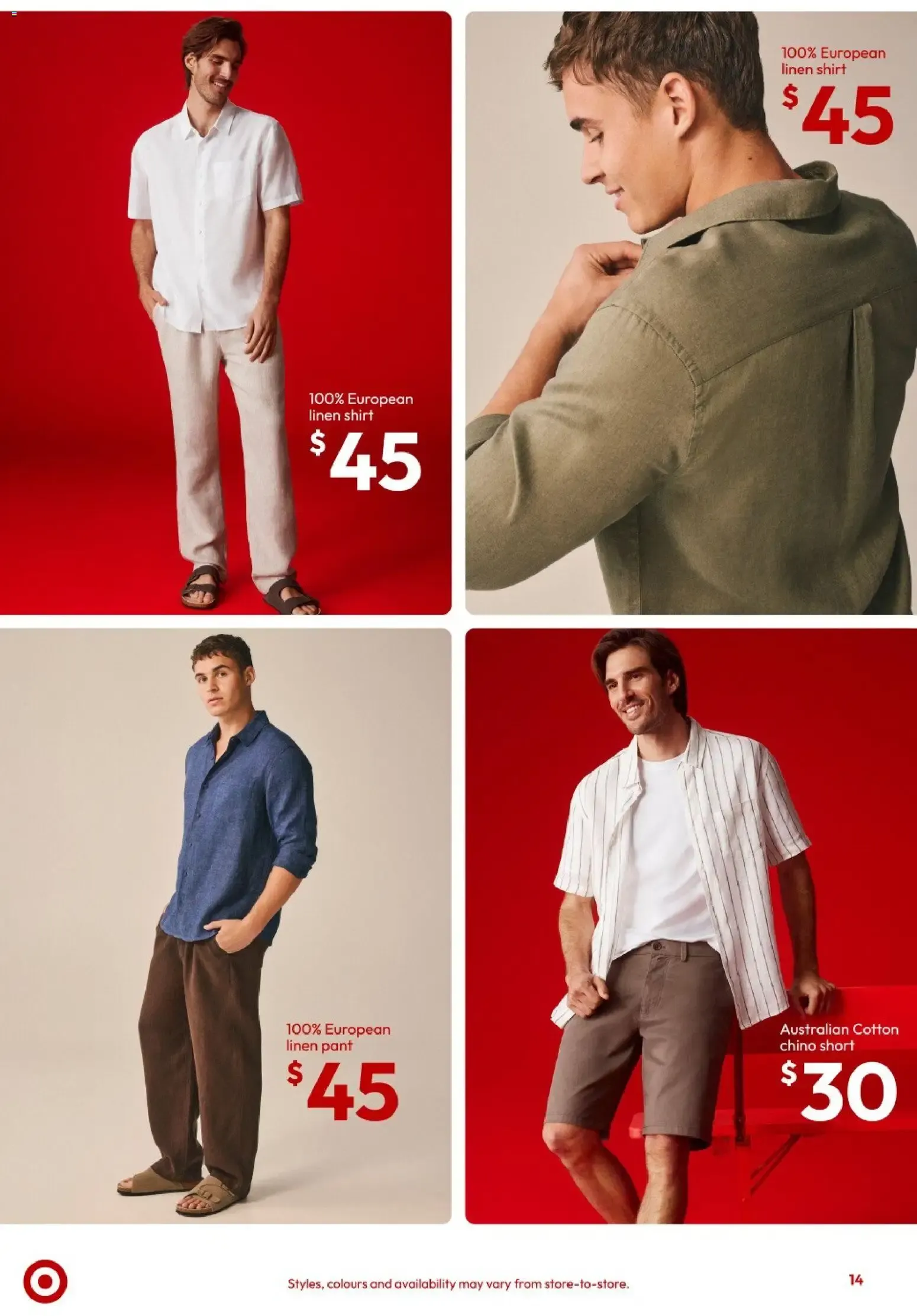 Target: Colección 'feel the LOVE' de camisas de lino - Catalogue valid from 31 August to 30 September 2026 - page 14