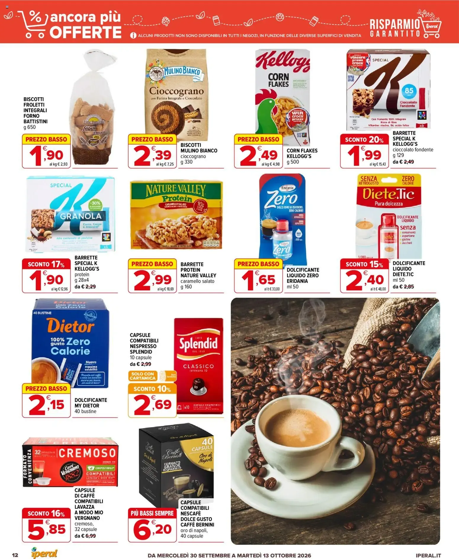 Nuovo Iperal volantino Ancora Più Offerte dal 30/09/2026 > offerte anteprima 🛍️ da 30 settembre a 13 ottobre di 2026 - Pagina del volantino 12