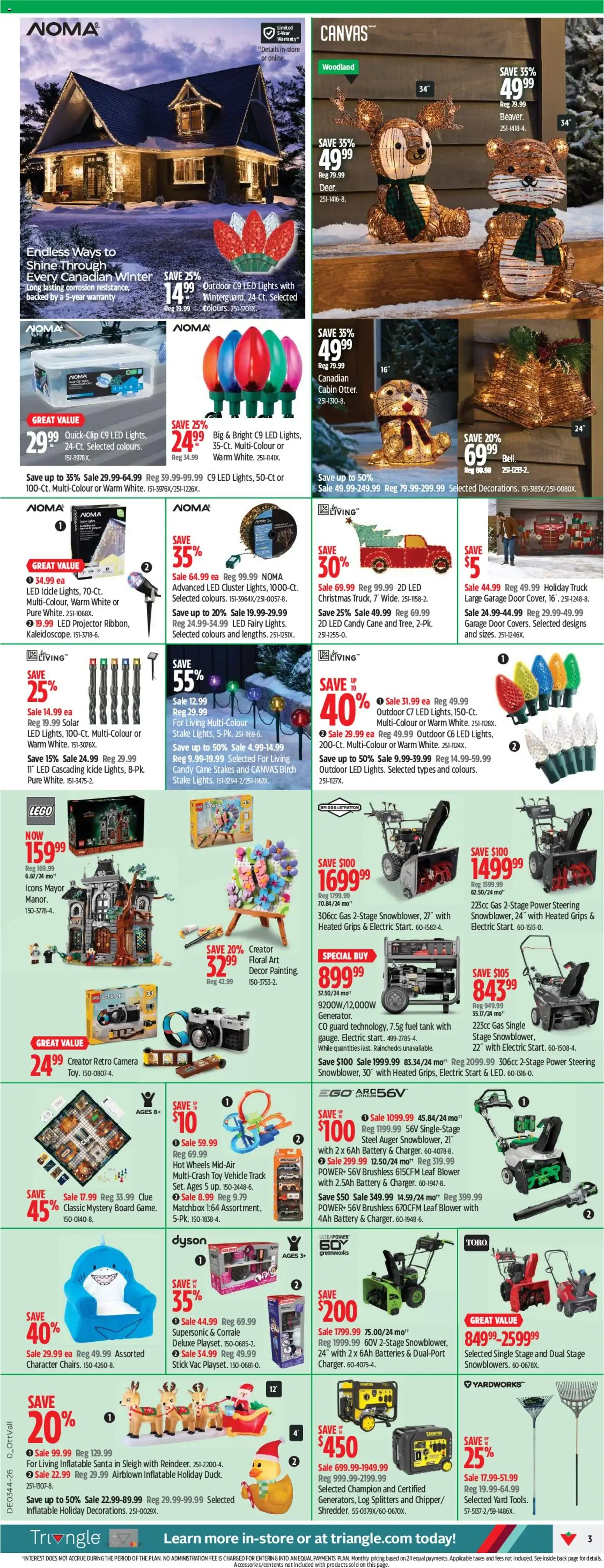 Canadian Tire: Canada's Fall Store from October 29 to November 4 2026 - flyer page 3