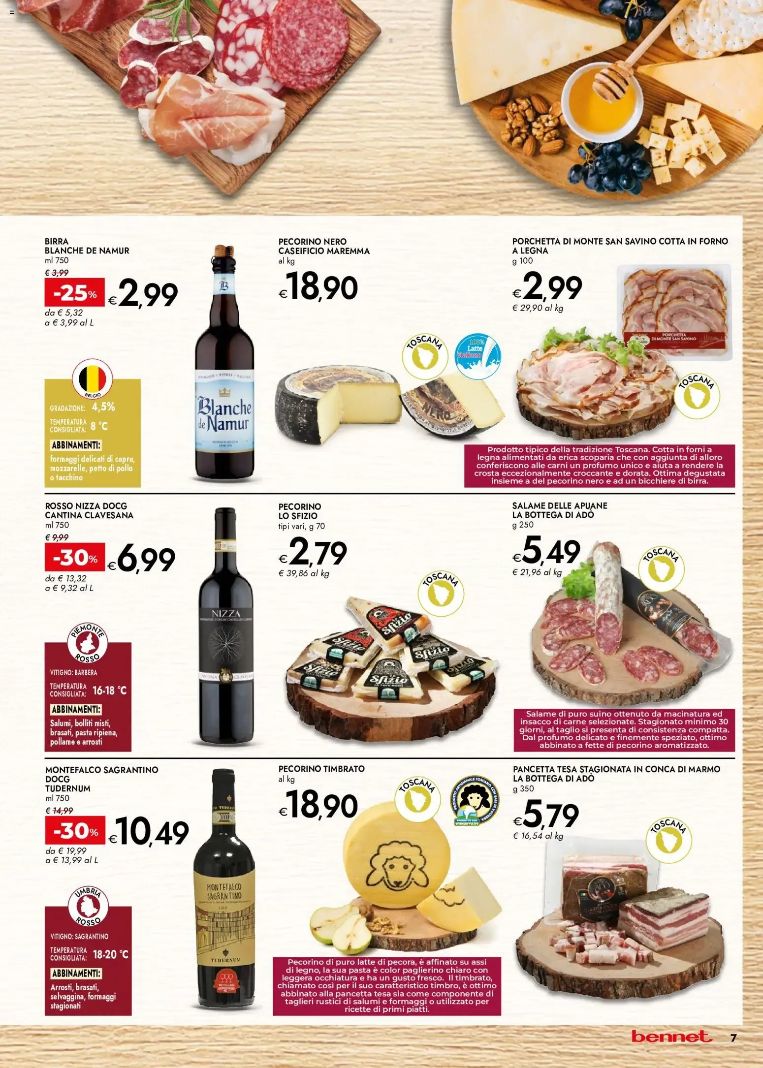 Nuovo bennet volantino Sapori D´Italia dal 15/10/2026 > offerte anteprima 🛍️ da 15 ottobre a 28 ottobre di 2026 - Pagina del volantino 7