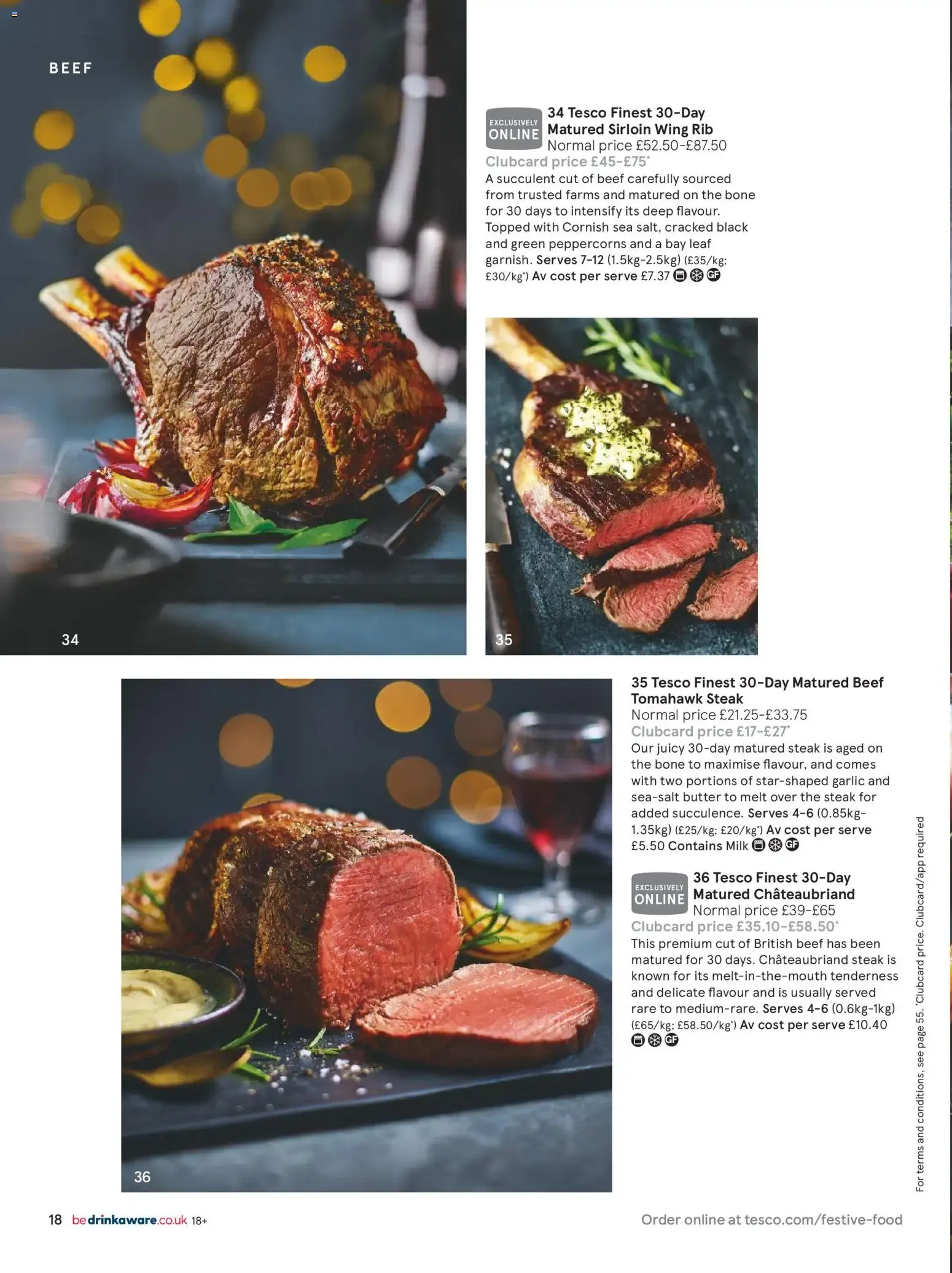 TESCO finest FESTIVE FOOD TO ORDER from 1 October to 31 October 2026 - Catalogue Page 18