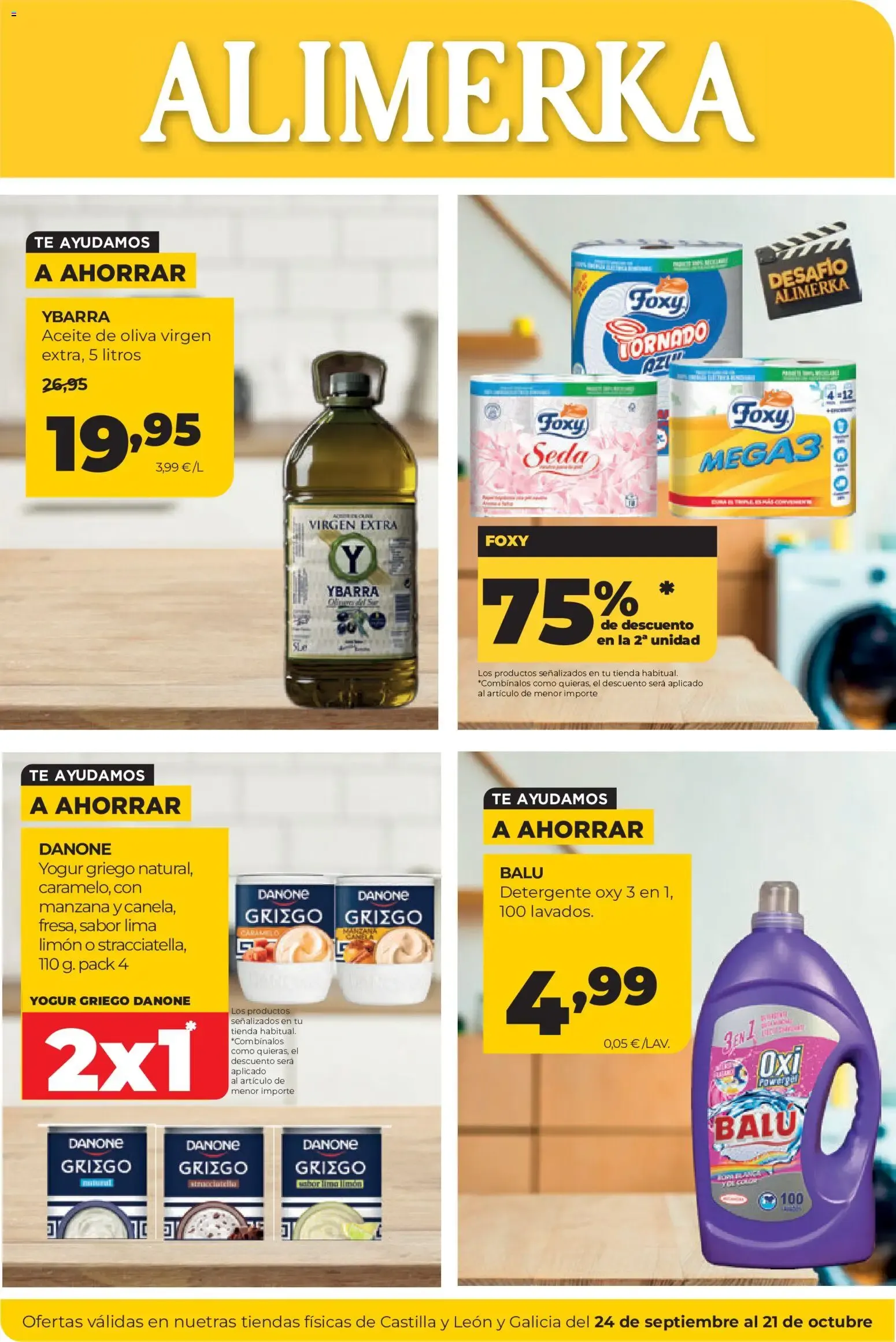 Catálogo de Alimerka folleto Castilla y León del 24/09/2026 | Catálogo 24 de septiembre al 21 de octubre 2026 - Página 1