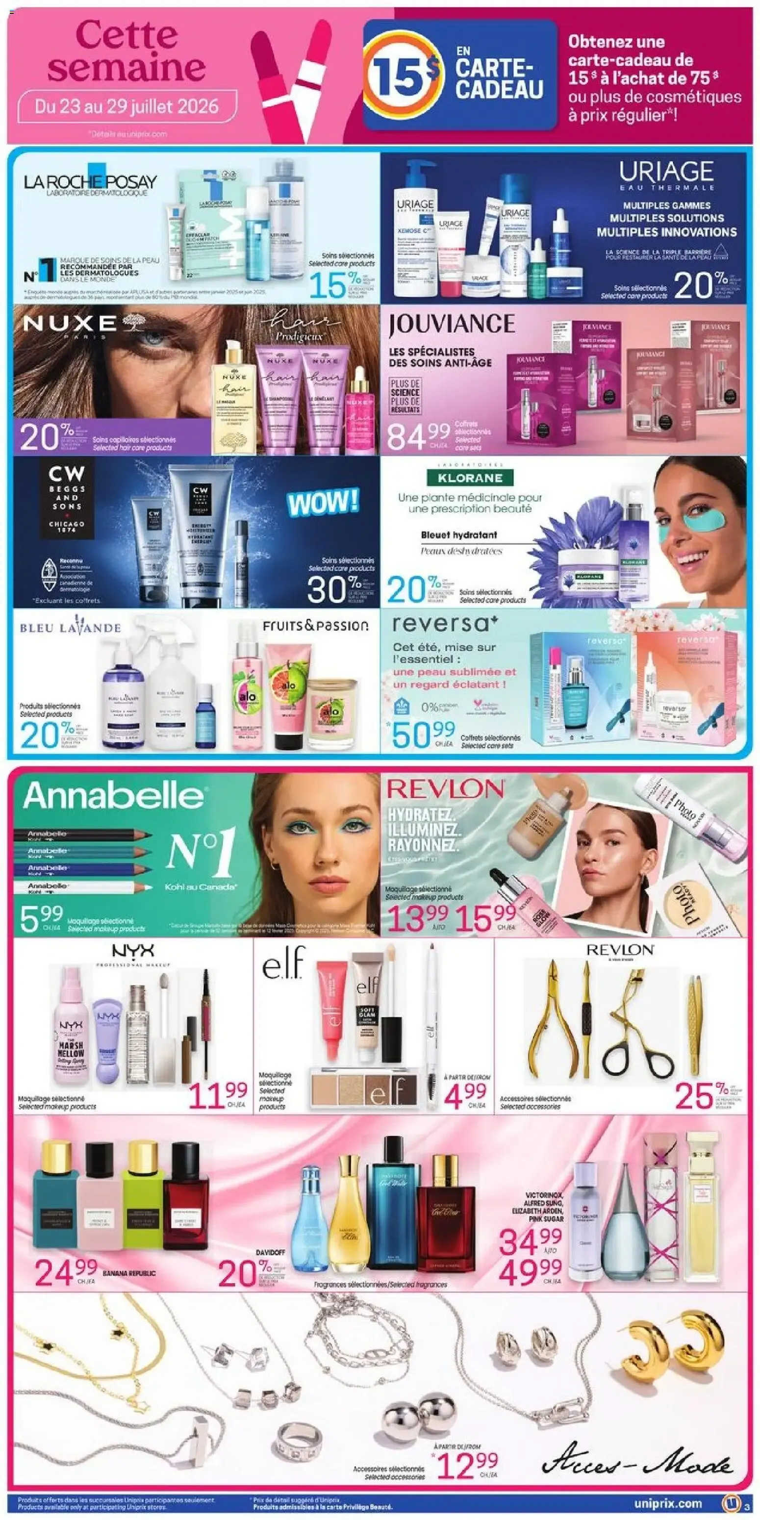 Uniprix weekly flyer / circulaire from Jul 23, 2026 > weekly specials & deals from July 23 to July 29 2026 - flyer page 4