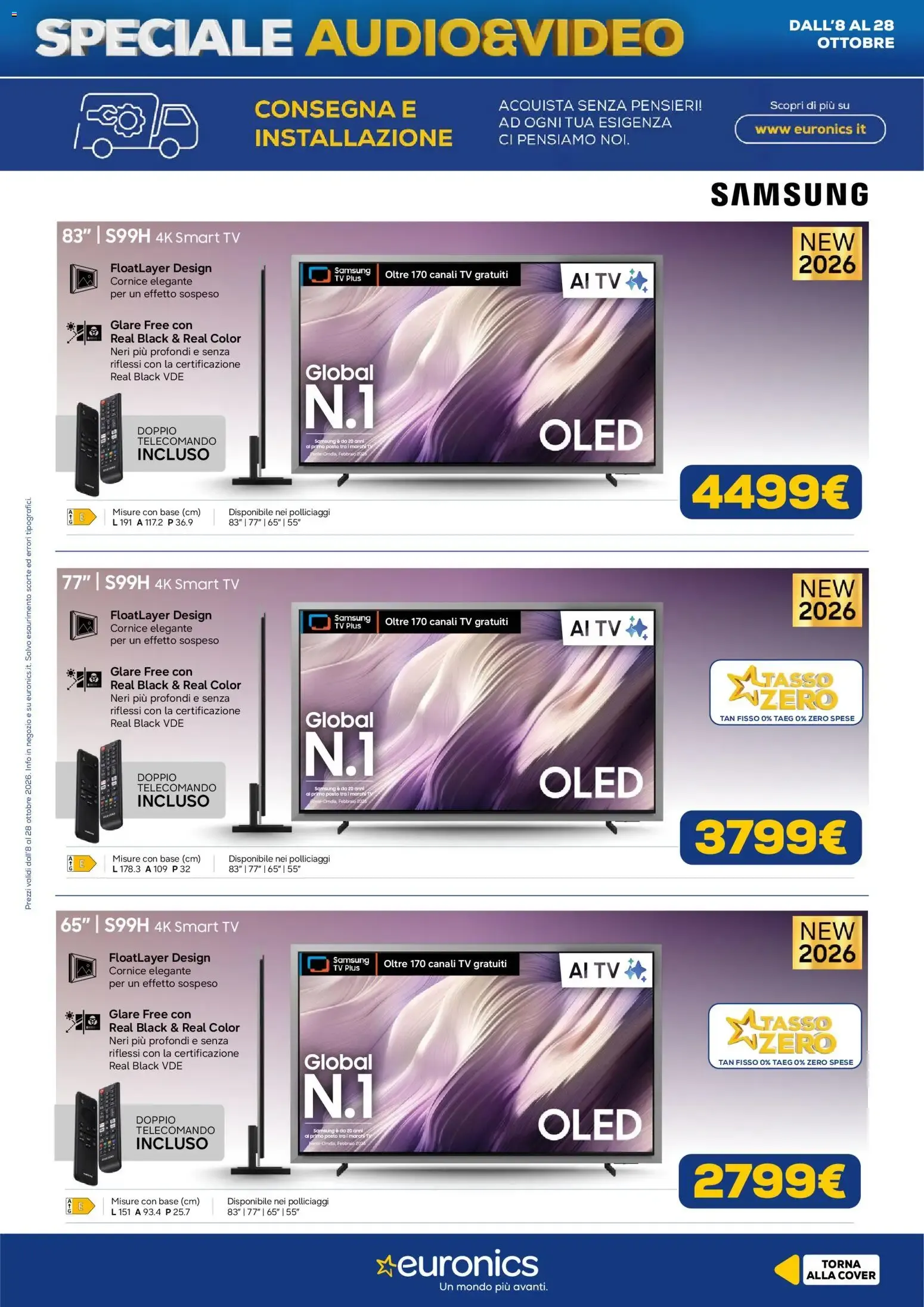 Nuovo Euronics volantino Audio&Video dal 08/10/2026 > offerte anteprima 🛍️ da 8 ottobre a 28 ottobre di 2026 - Pagina del volantino 6