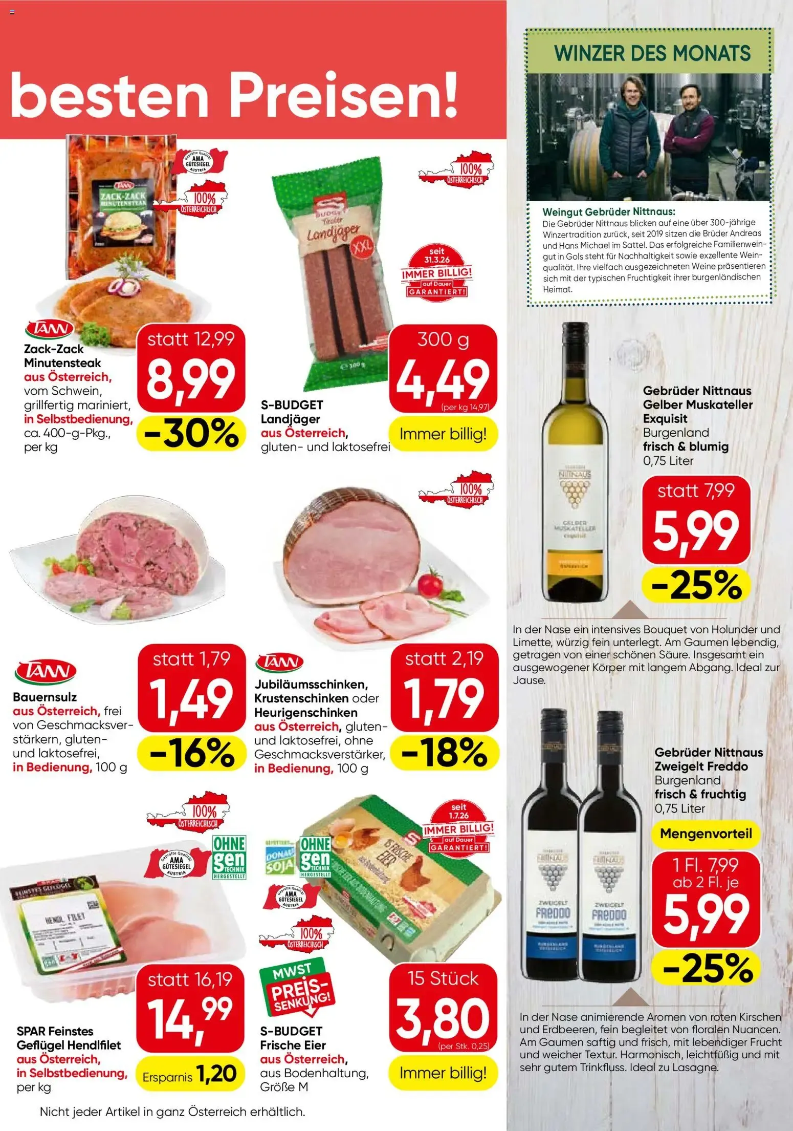 Eurospar Flugblatt von 16.07.2026 - Aktuelle Angebote von 16. Juli bis 29. Juli 2026 - Flugblätt seite  3
