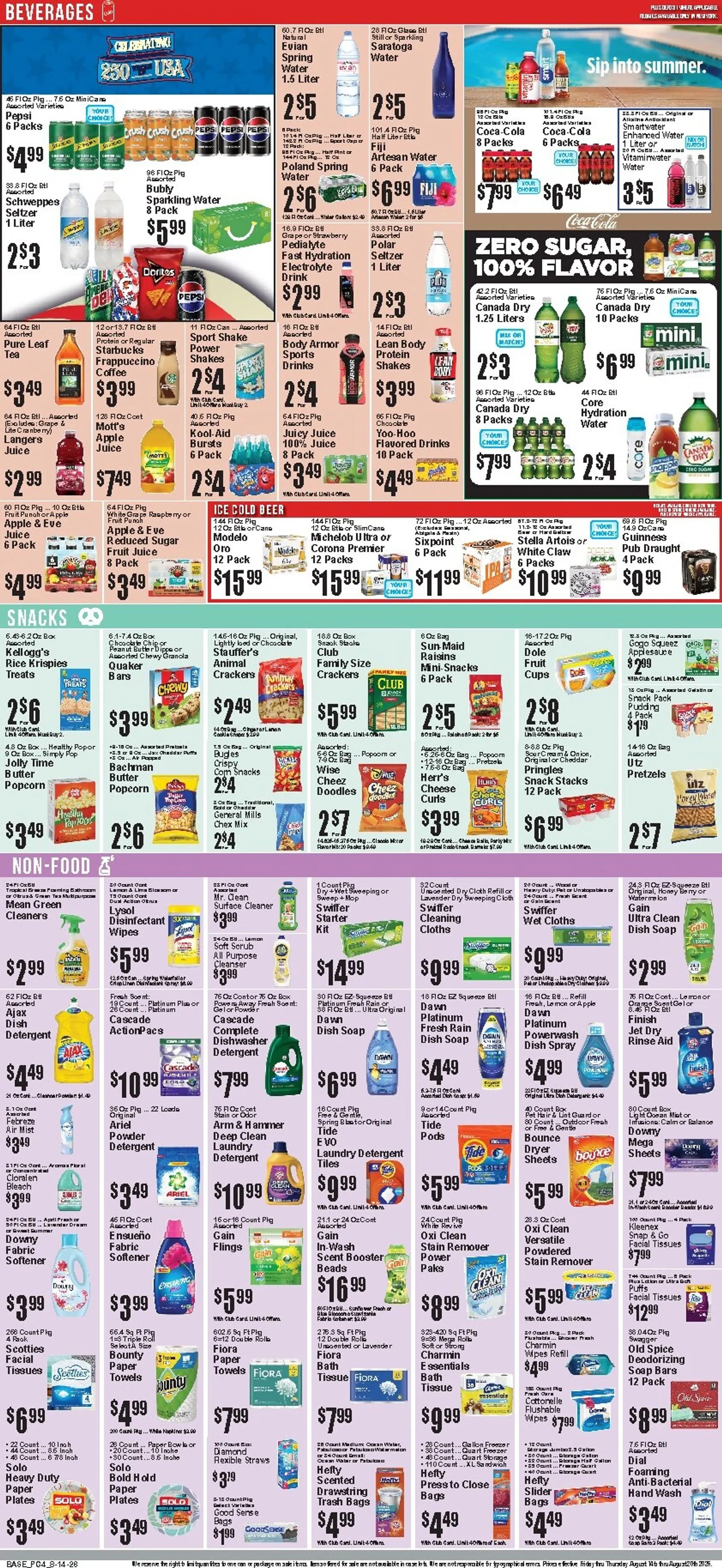 Weekly ad Current Food Universe leaflet valid from Friday 08/14/2026 to Thursday 08/20/2026 from August 14 to August 20 2026 - Page 5