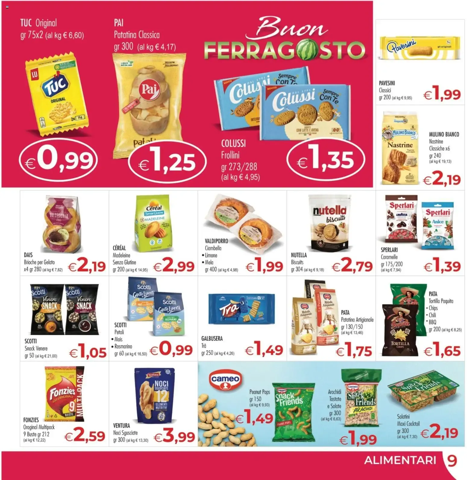 MerSi Supermercati - Buon Ferragosto da 12 agosto a 25 agosto di 2026 - Pagina del volantino 9