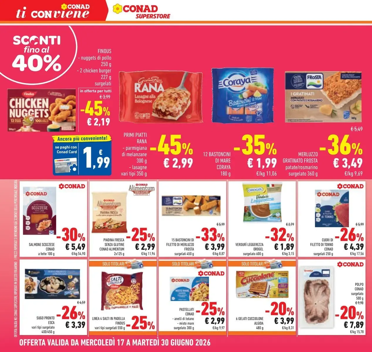 Conad Superstore da 17 giugno a 30 giugno di 2026 - Pagina del volantino 18