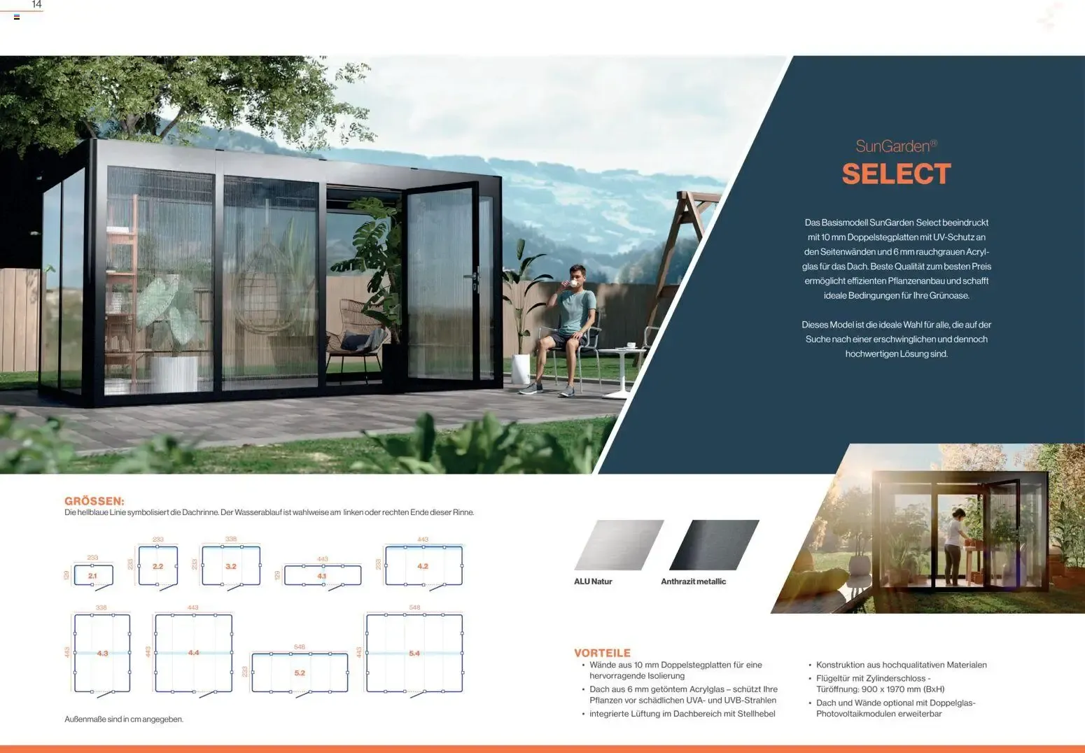 Bauhaus SunElements Gewächshäuser von 25.05.2026 - Aktuelle Angebote von 25. Mai bis 30. Juni 2026 - Flugblätt seite 8