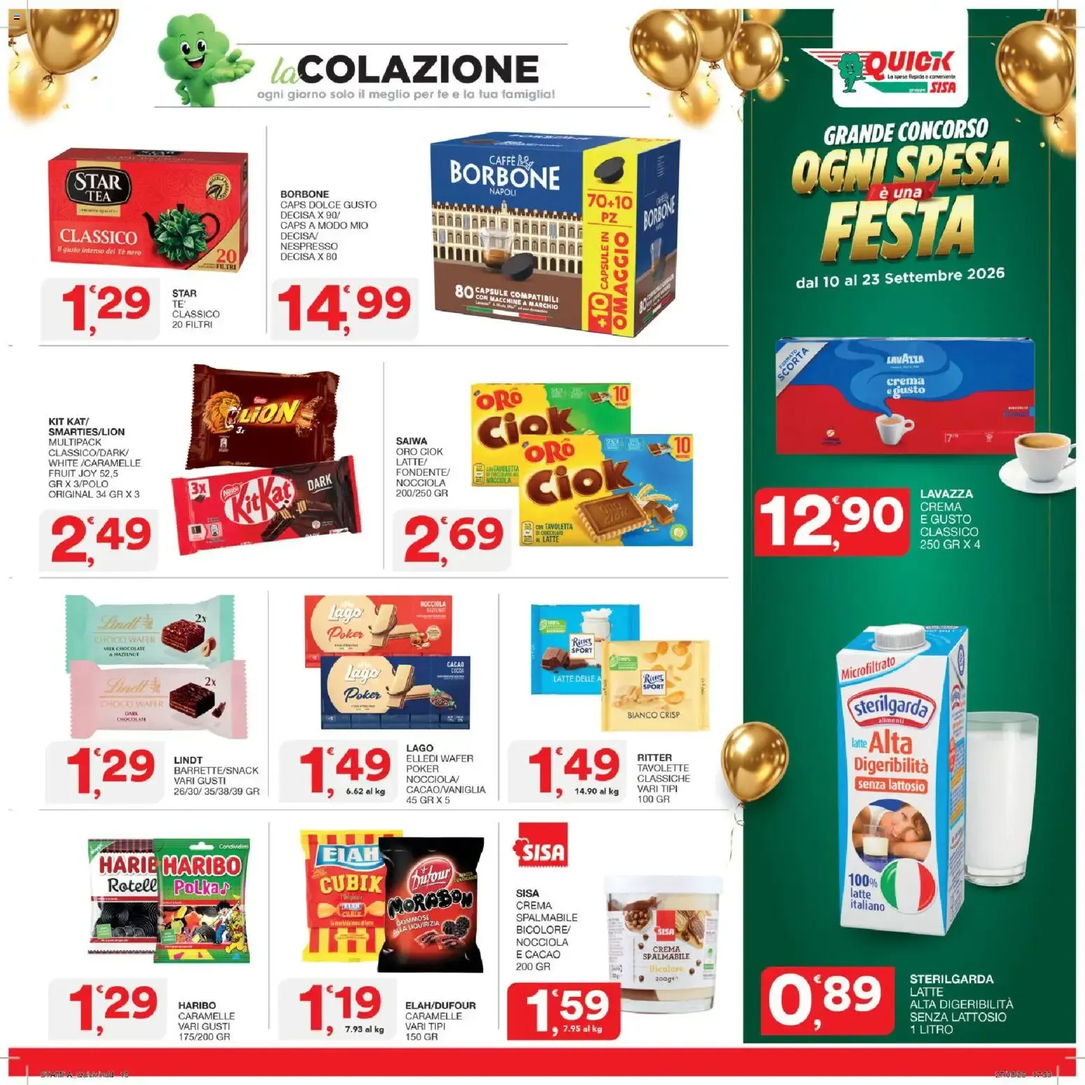 GRANDE CONCORSO OGNI SPESA è una FESTA da 10 settembre a 23 settembre di 2026 - Pagina del volantino 15