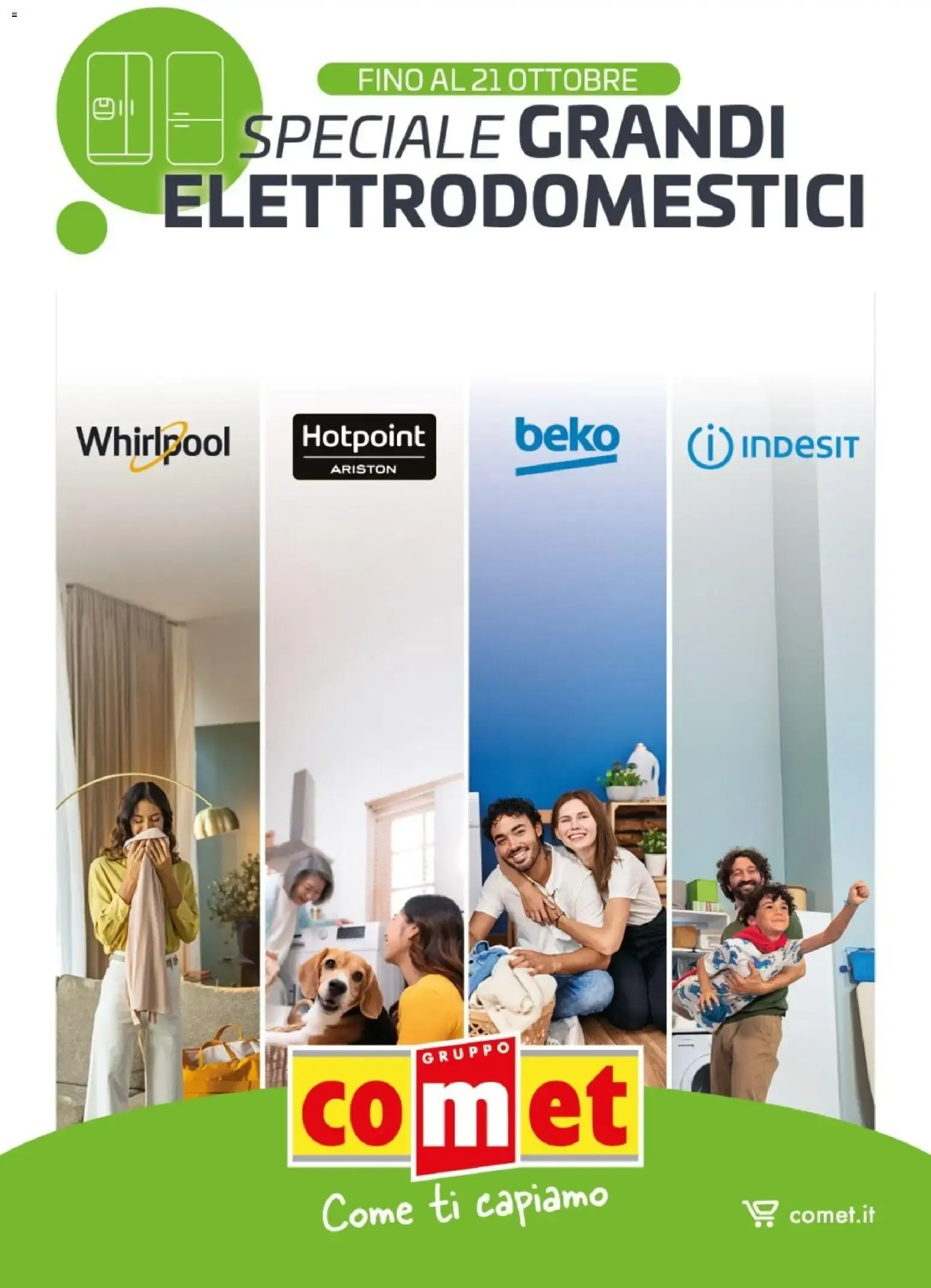 Nuovo Comet volantino Whirlpool, Beko, Hotpoint e Indesit dal 13/10/2026 > offerte anteprima 🛍️ da 13 ottobre a 21 ottobre di 2026 - Pagina del volantino 1