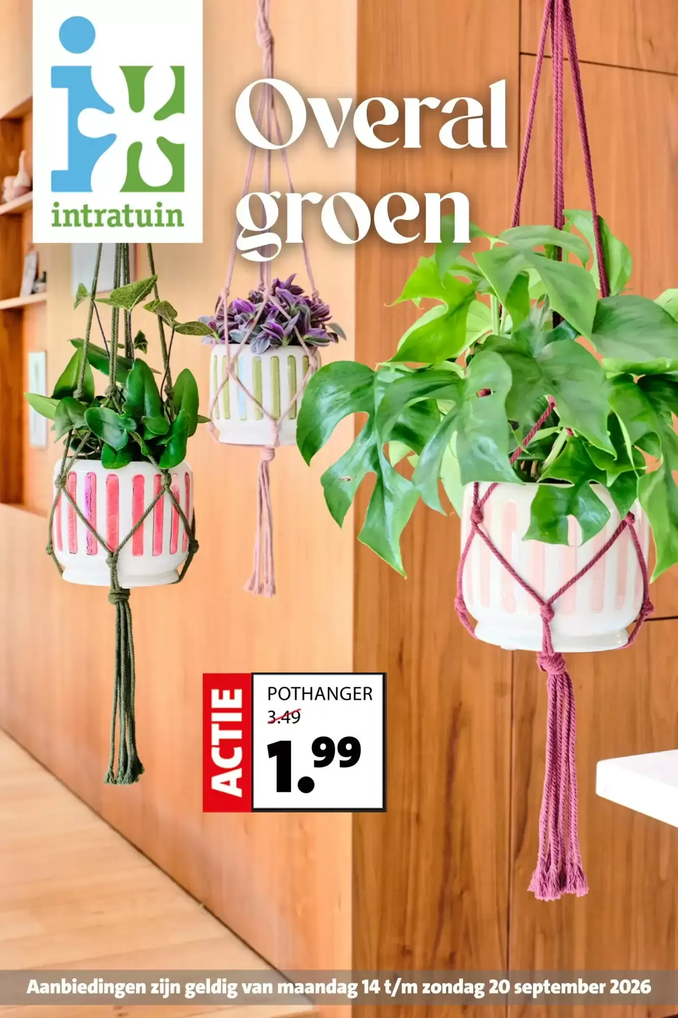 Overal groen van 14 september tot 20 september 2026 - Folder pagina 1