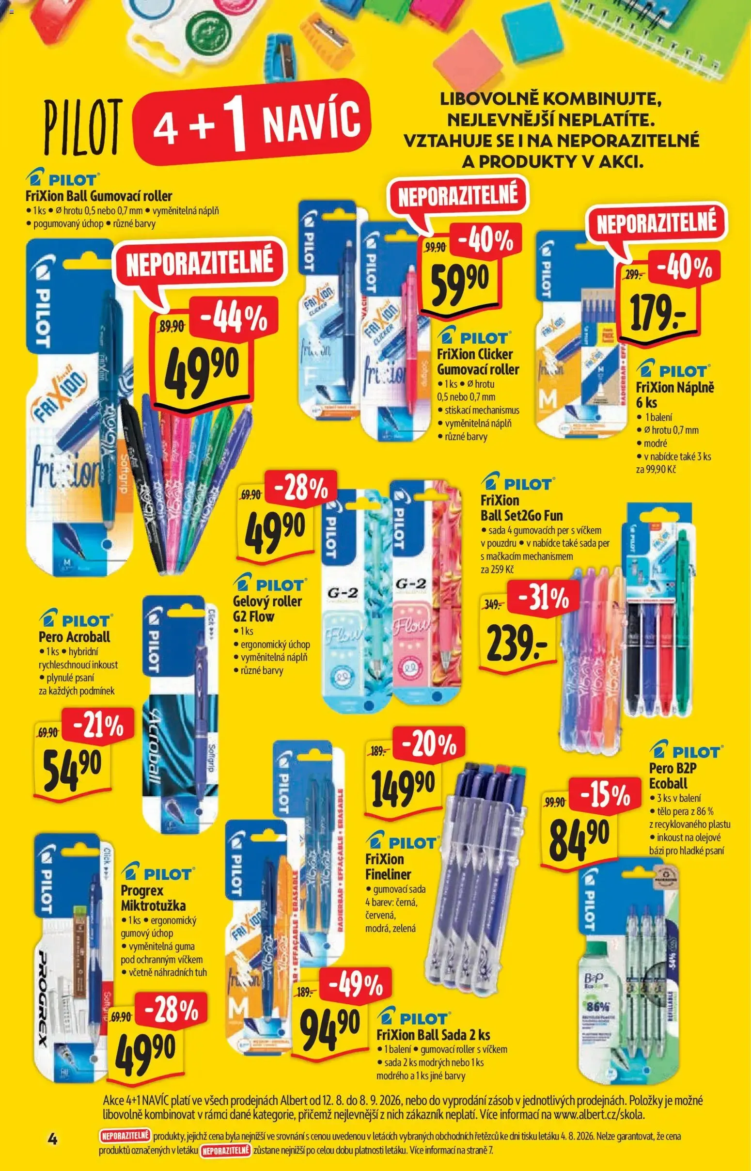 Albert katalog - Hypermarket od 12.08.2026 - Akční leták - 12. srpna 8. září 2026 - Page 4