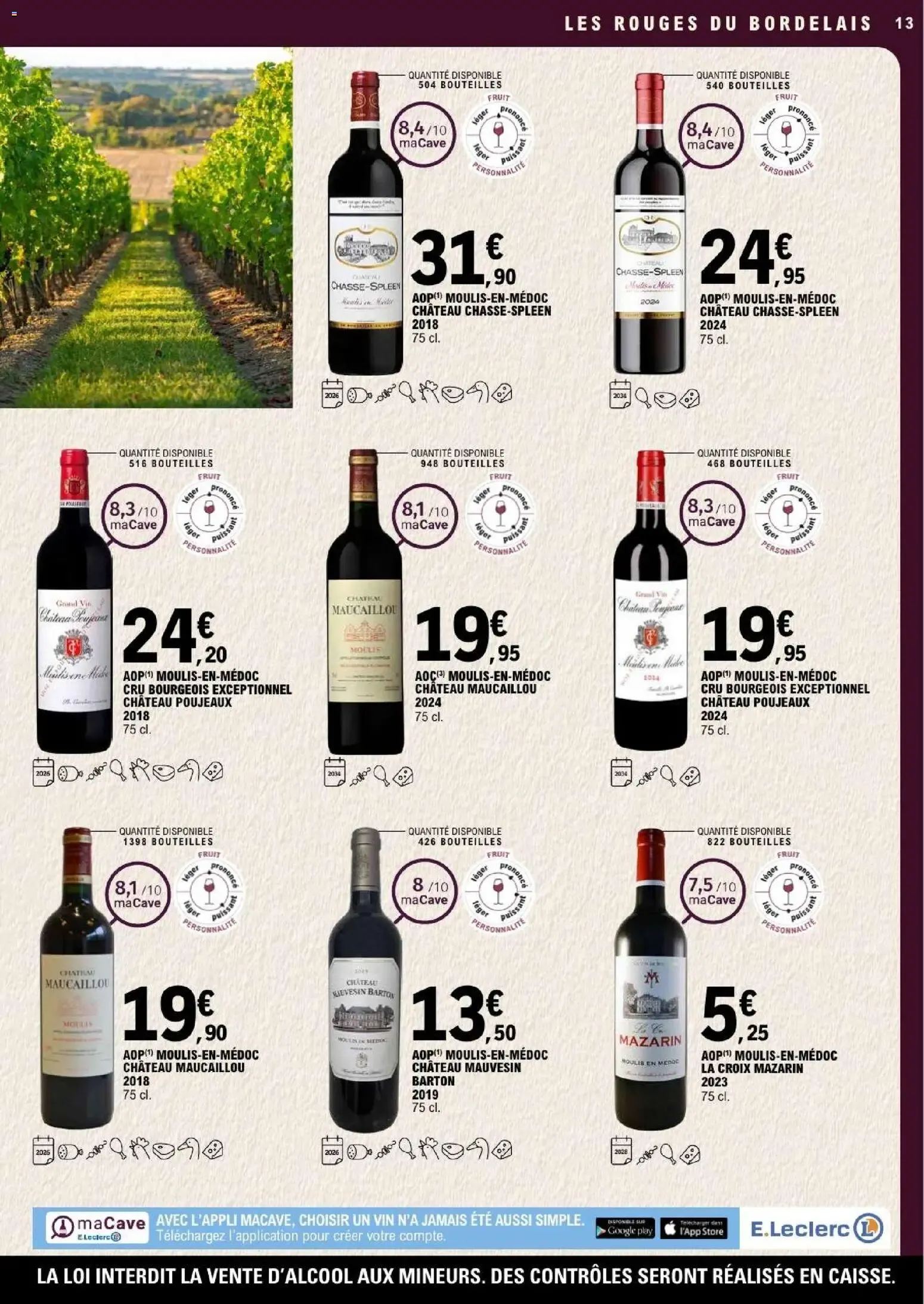 E.Leclerc La Foire aux Vins 2026 du 29 septembre au 10 octobre 2026 - Catalogue page 13