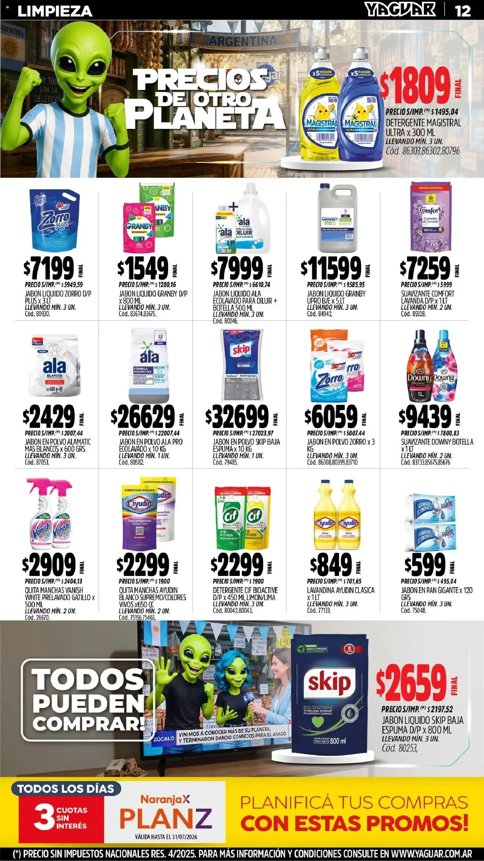 Ofertas de Yaguar - Oferta Semanal General Roca del 29/06/2026 - 04/07/2026 29 de junio al 4 de julio 2026 - Página 14 del catálogo