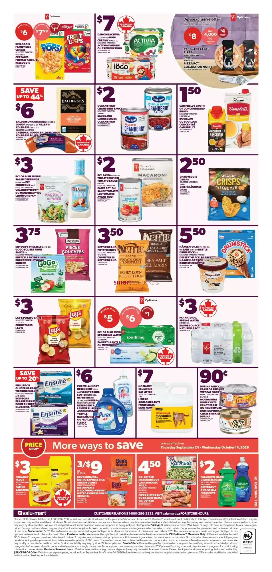 Valu-mart flyer week 41 from October 8 to October 14 2026 - flyer page 2