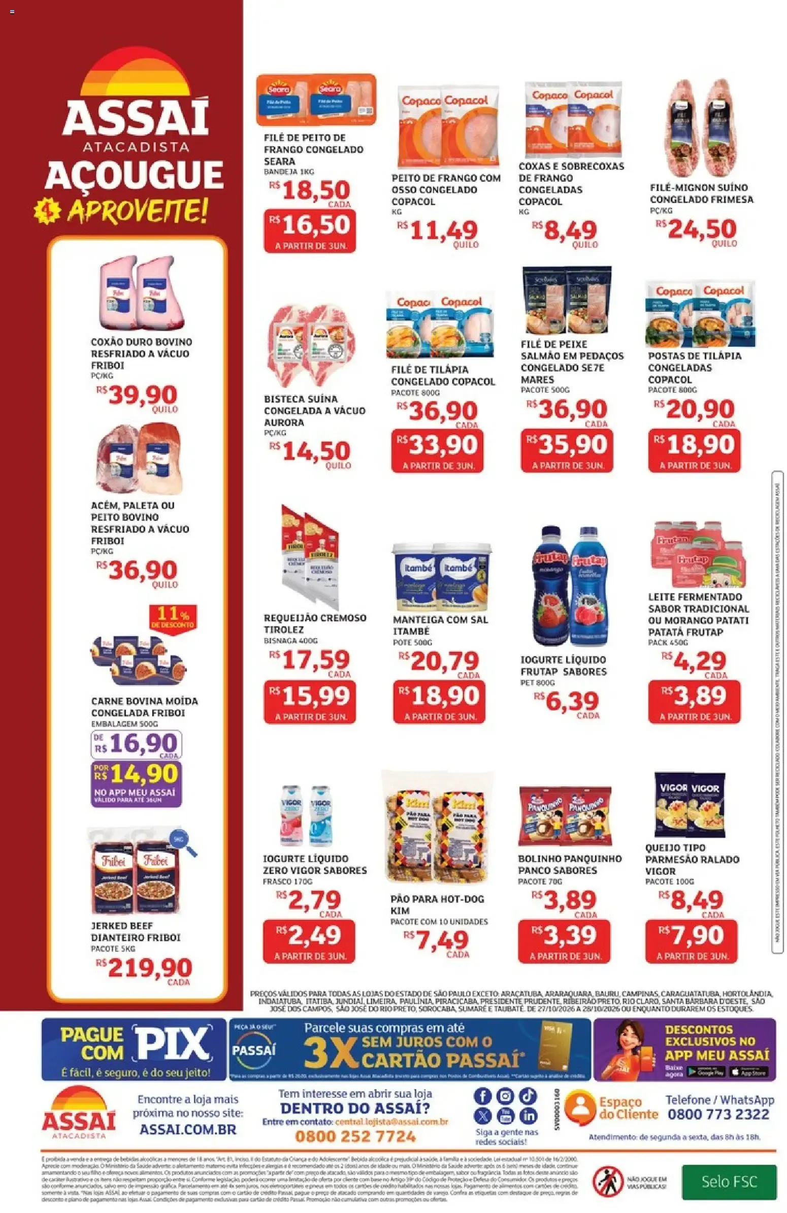 Encarte de Assaí Atacadista - 3ª e 4ª Feirassai de ofertas de hortifruti 27 de outubro até 28 de outubro 2026 - Pagina 2