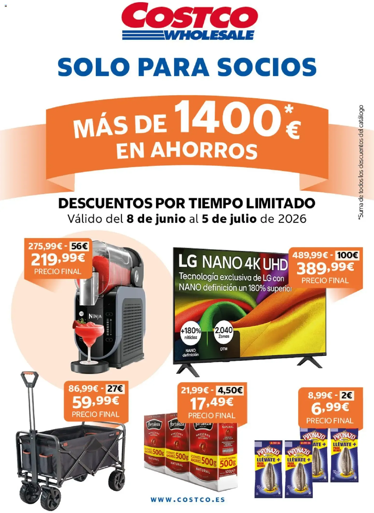 Catálogo de Shopper Costco catálogo del 08/06/2026 | folleto 8 de junio al 5 de julio 2026 - Página 1