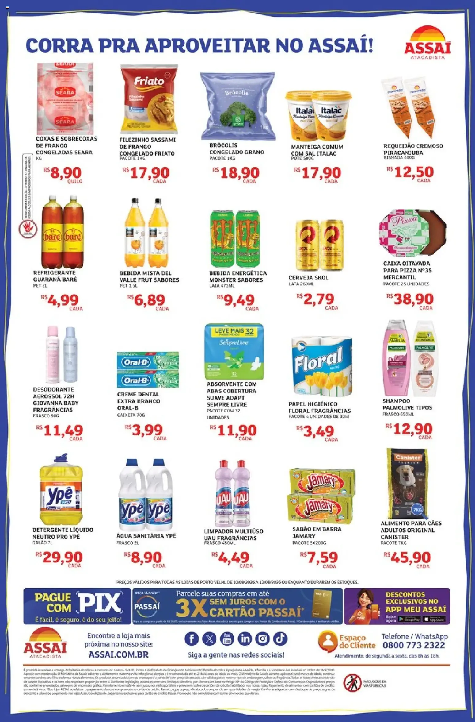 Encarte de Assaí Atacadista - Giro da Economia 10 de agosto até 13 de agosto 2026 - Pagina 2