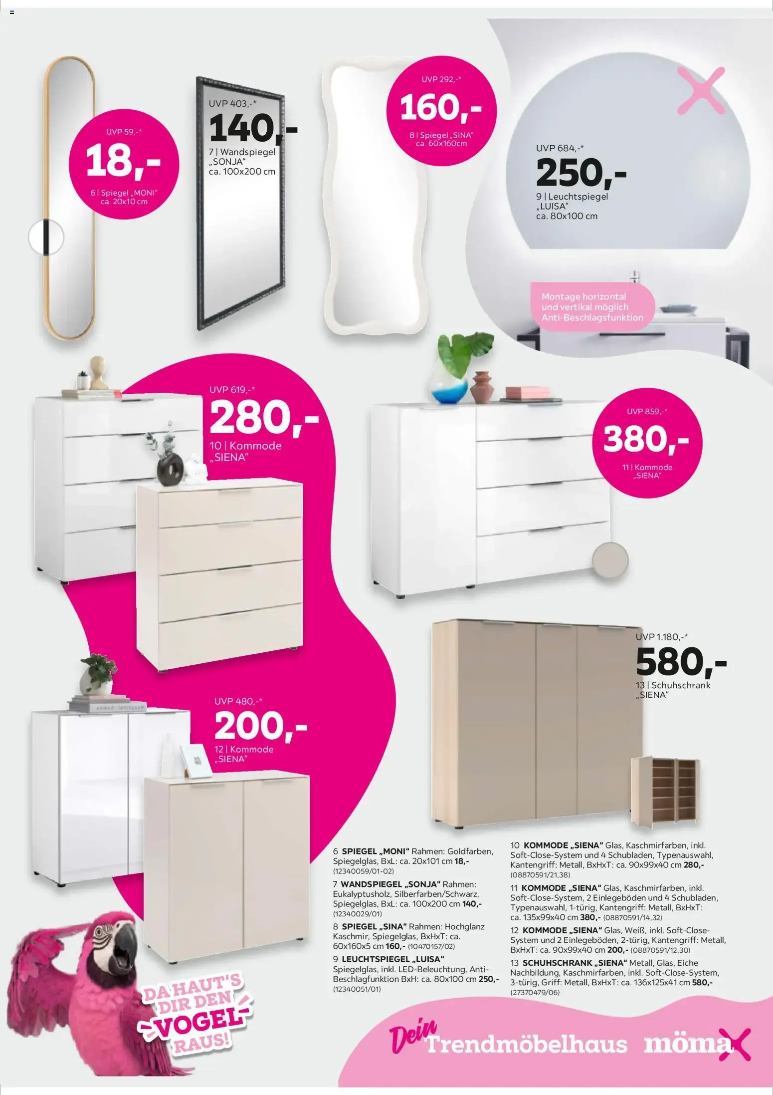 Pink Shopping? Da haut's dir den VOGEL raus! mit deinem Pink Shopping Bonus sparen von 22. September bis 28. September 2026 - Flugblätt seite  19