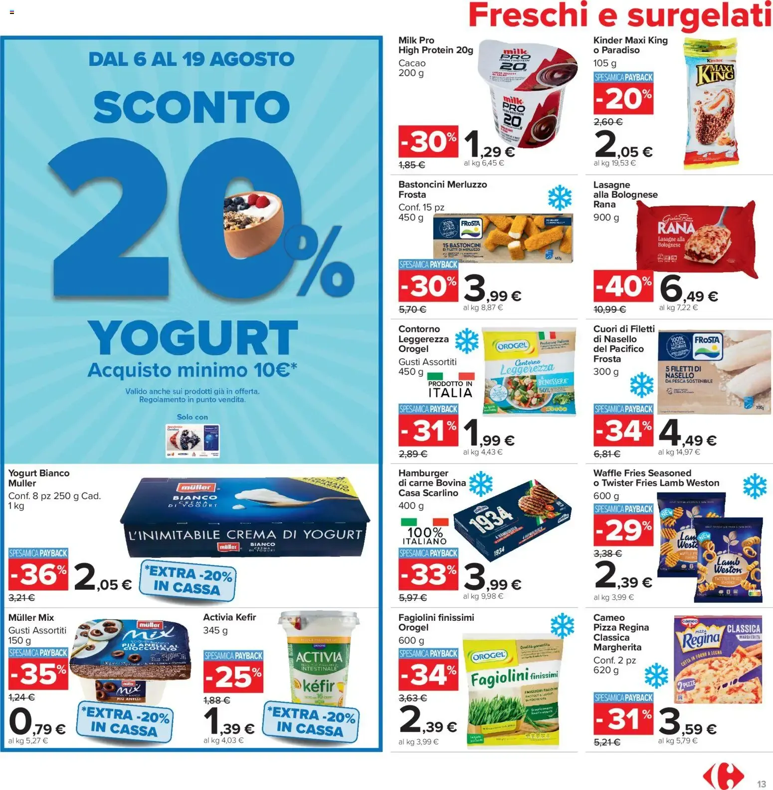 Carrefour Market: Prezzi Bollenti da 6 agosto a 19 agosto di 2026 - Pagina del volantino 13