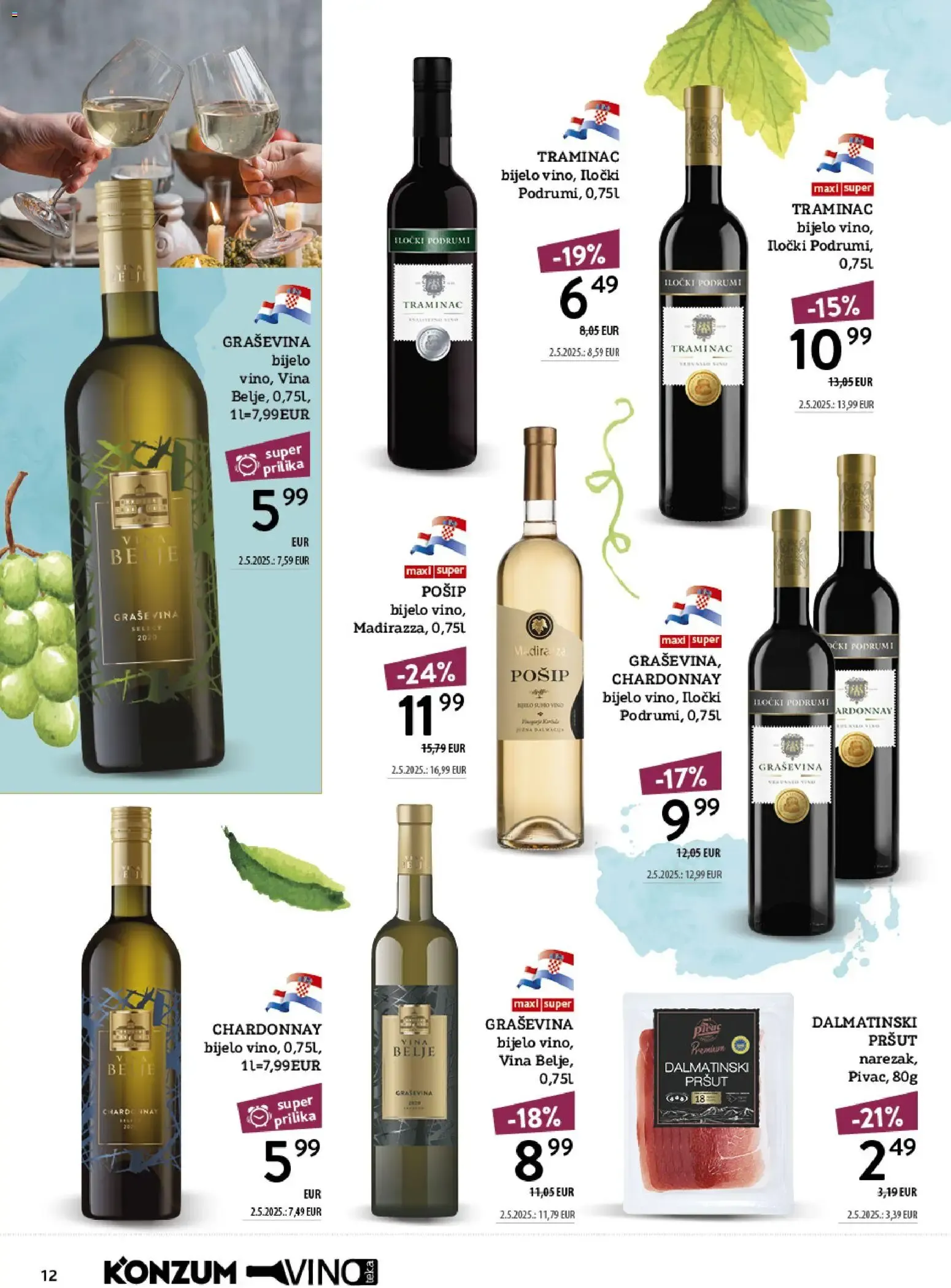 Katalog Konzum Katalog Vino od 12. listopada do 25. listopada 2026. - Pregled Stranica 12