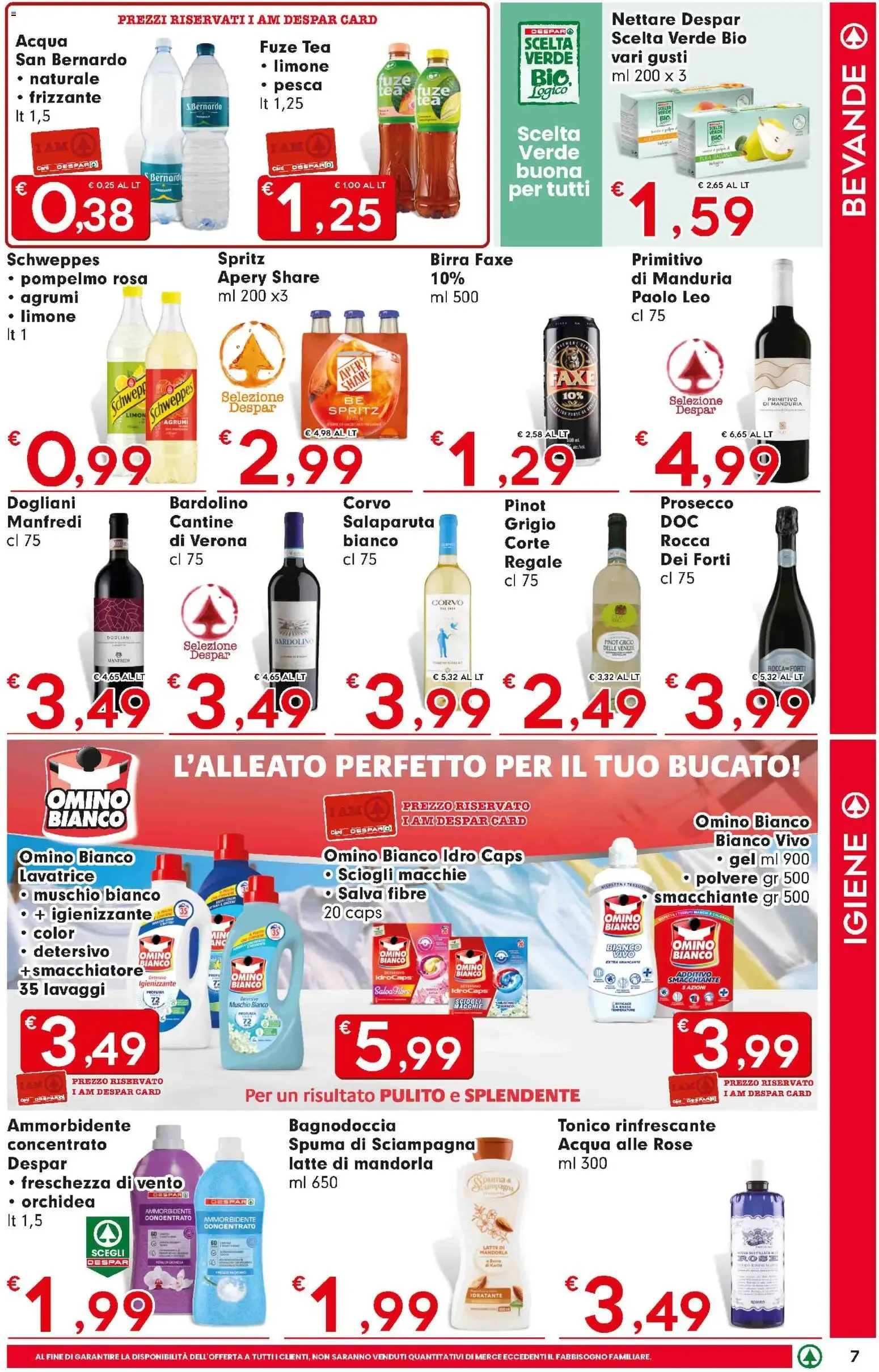 Despar: Scontatissimi da 8 ottobre a 21 ottobre di 2026 - Pagina del volantino 7