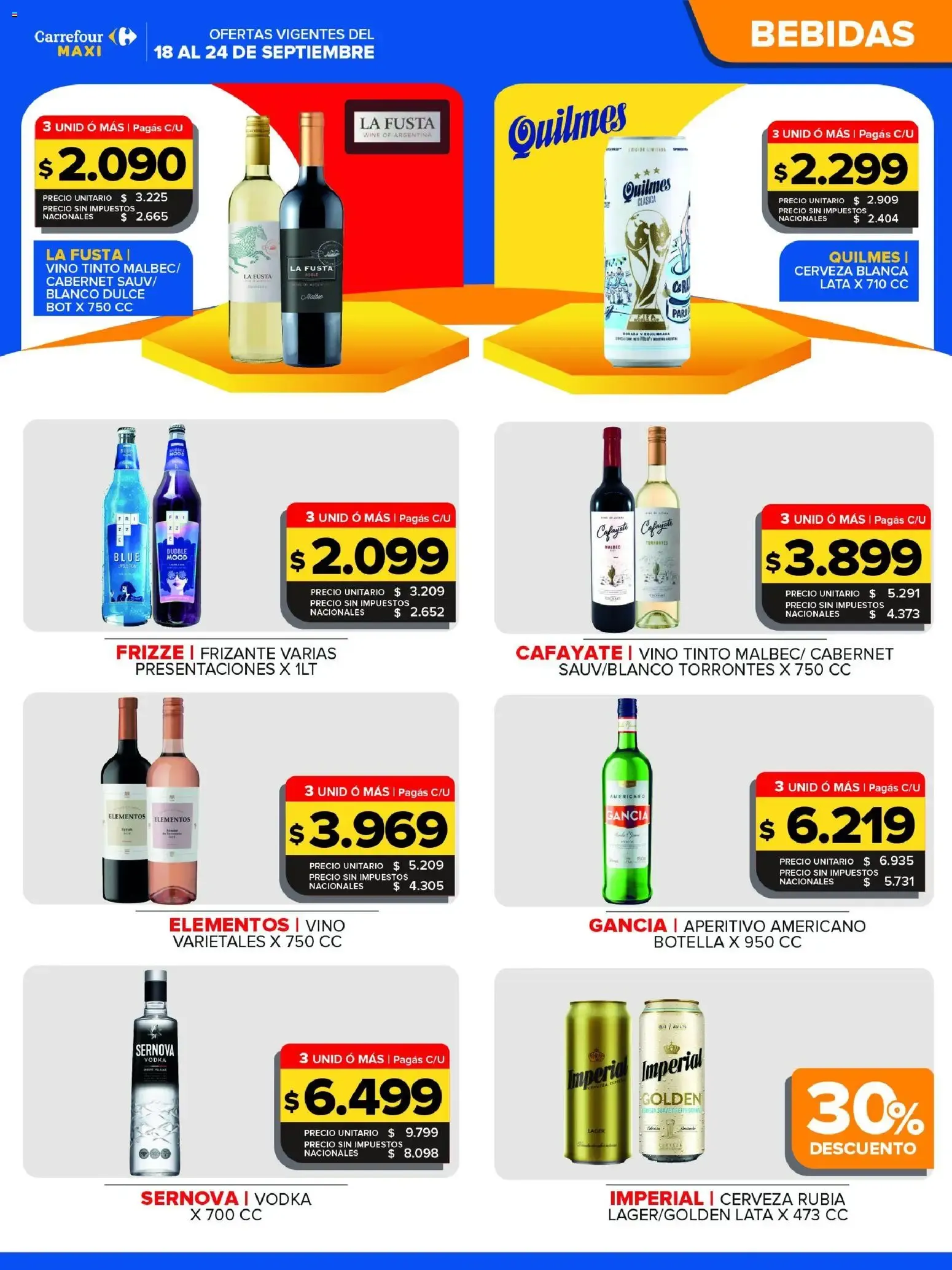 Ofertas de Carrefour Maxi catálogo del 18/09/2026 - 24/09/2026 18 de septiembre al 24 de septiembre 2026 - Página 3 del catálogo