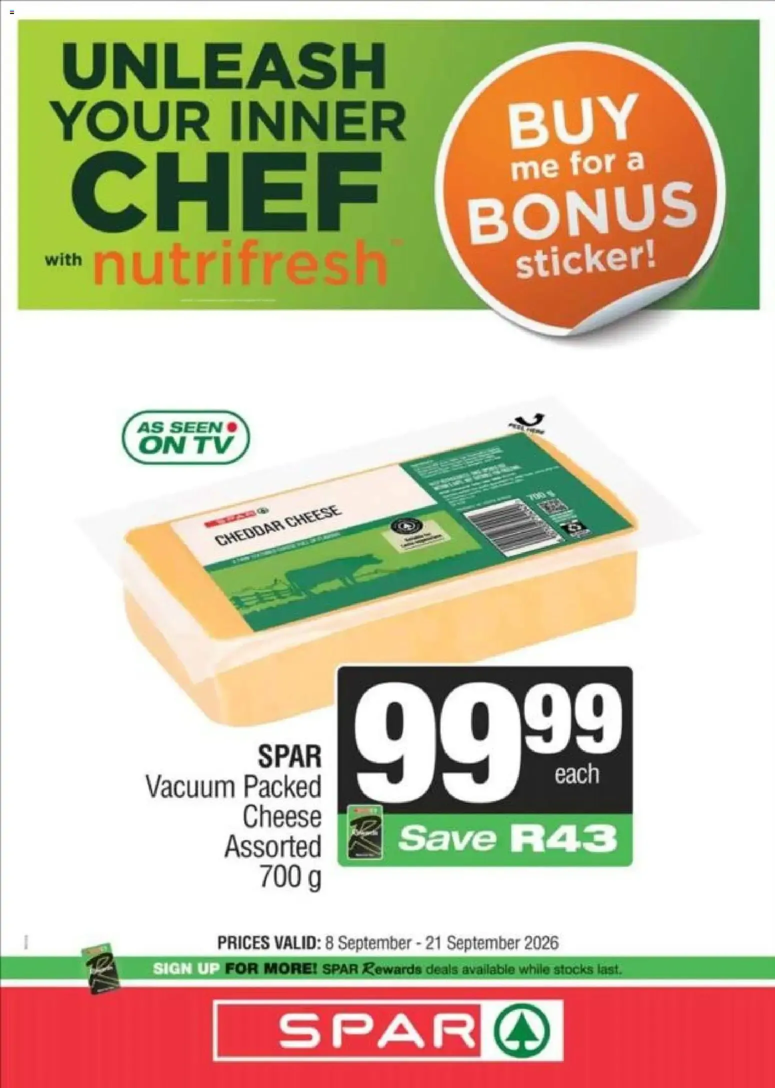 Spar Specials (08/09/2026 - 21/09/2026) Online from 8 September to 21 September 2026 - Catalogue Page 3