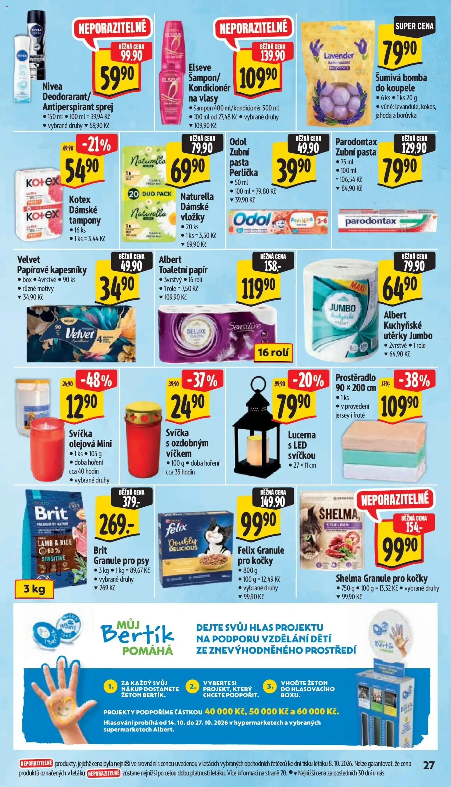 Albert leták - Supermarket Šumperk od 14.10.2026 - Akční leták - 14. října 20. října 2026 - Page 41