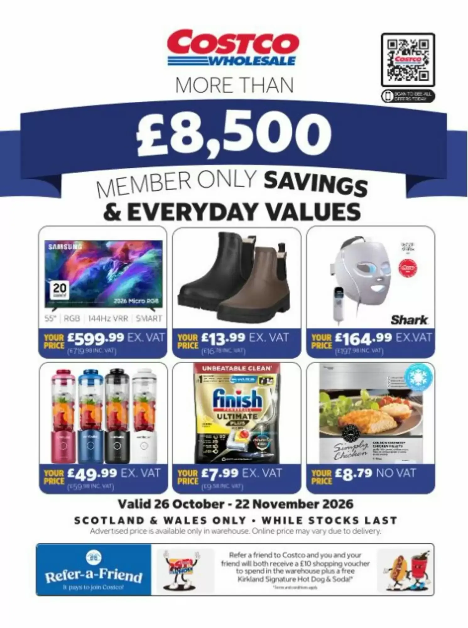 Costco leaflet from 26 October to 22 November 2026 - Catalogue Page 1