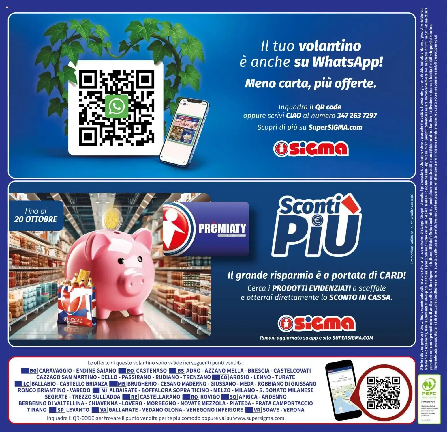 SIGMA: Il buongiorno CONVIENE da 24 settembre a 7 ottobre di 2026 - Pagina del volantino 20