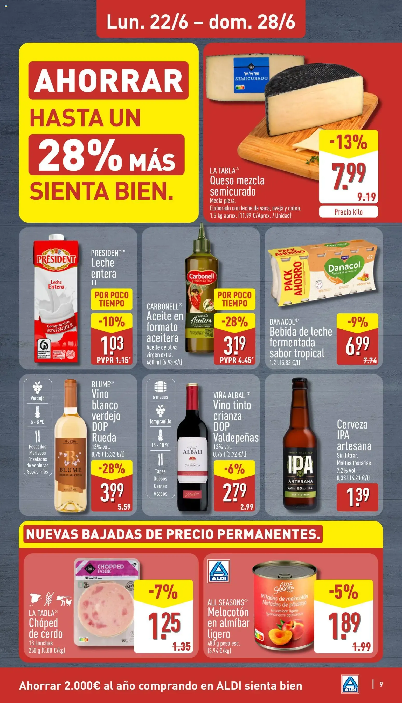 Catálogo de Aldi folleto Canarias del 22/06/2026 | Catálogo 22 de junio al 28 de junio 2026 - Página 9