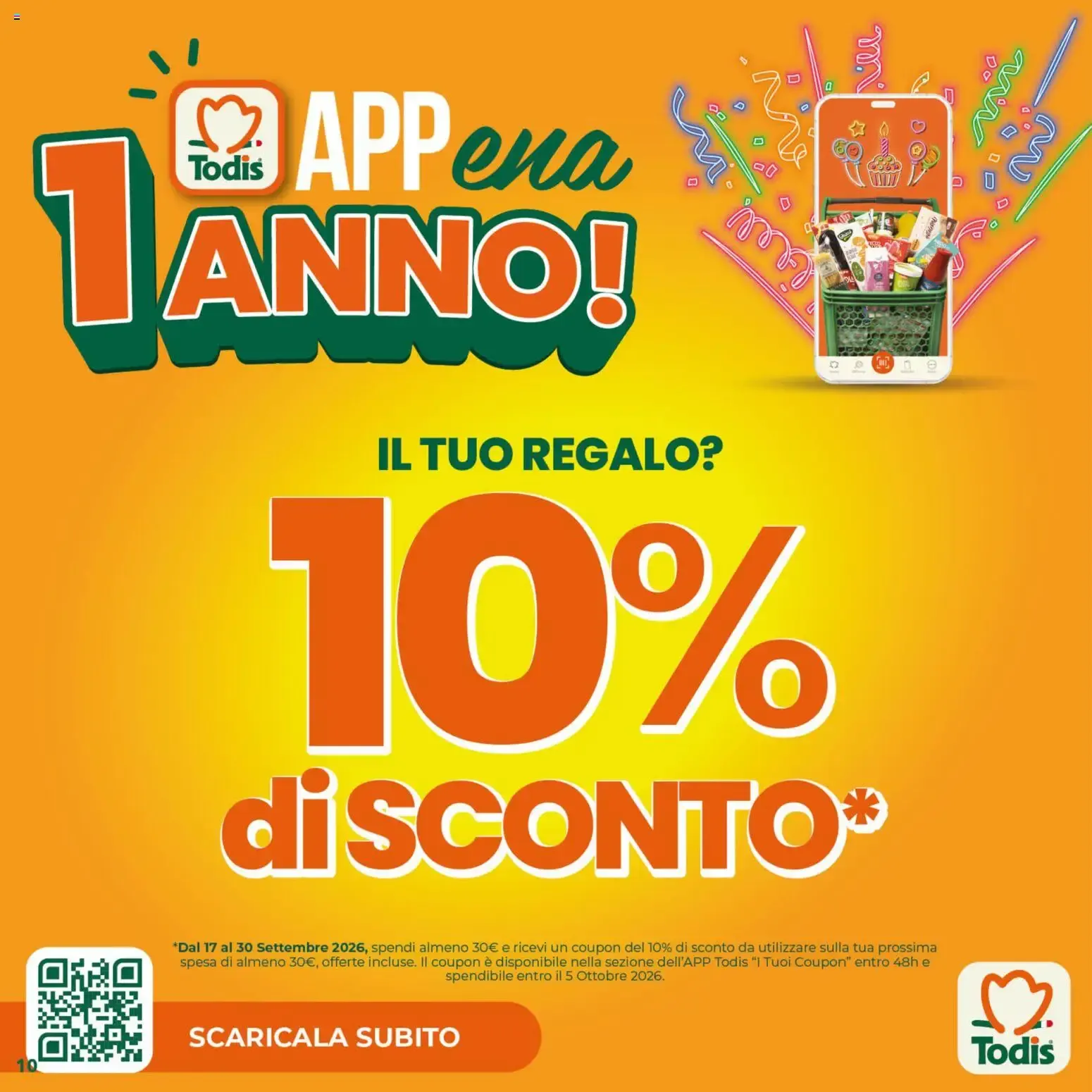Nuovo Todis volantino Lazio dal 17/09/2026 > offerte anteprima 🛍️ da 17 settembre a 30 settembre di 2026 - Pagina del volantino 10