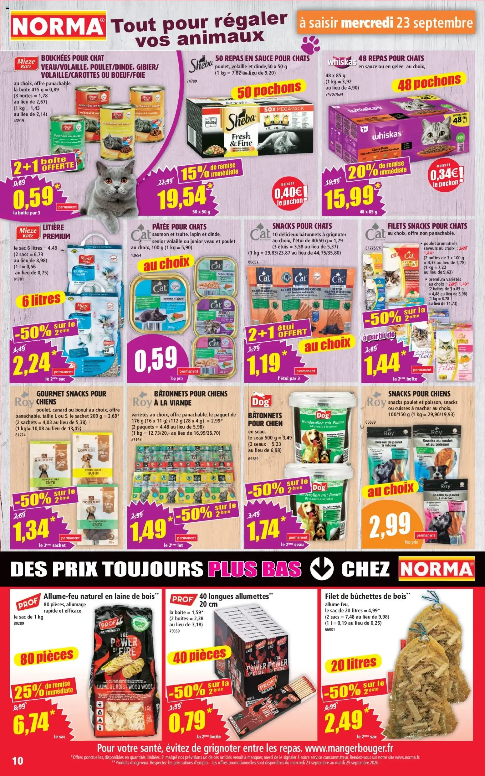 Norma - Votre Discounter Régional du 23 septembre au 29 septembre 2026 - Catalogue page 10