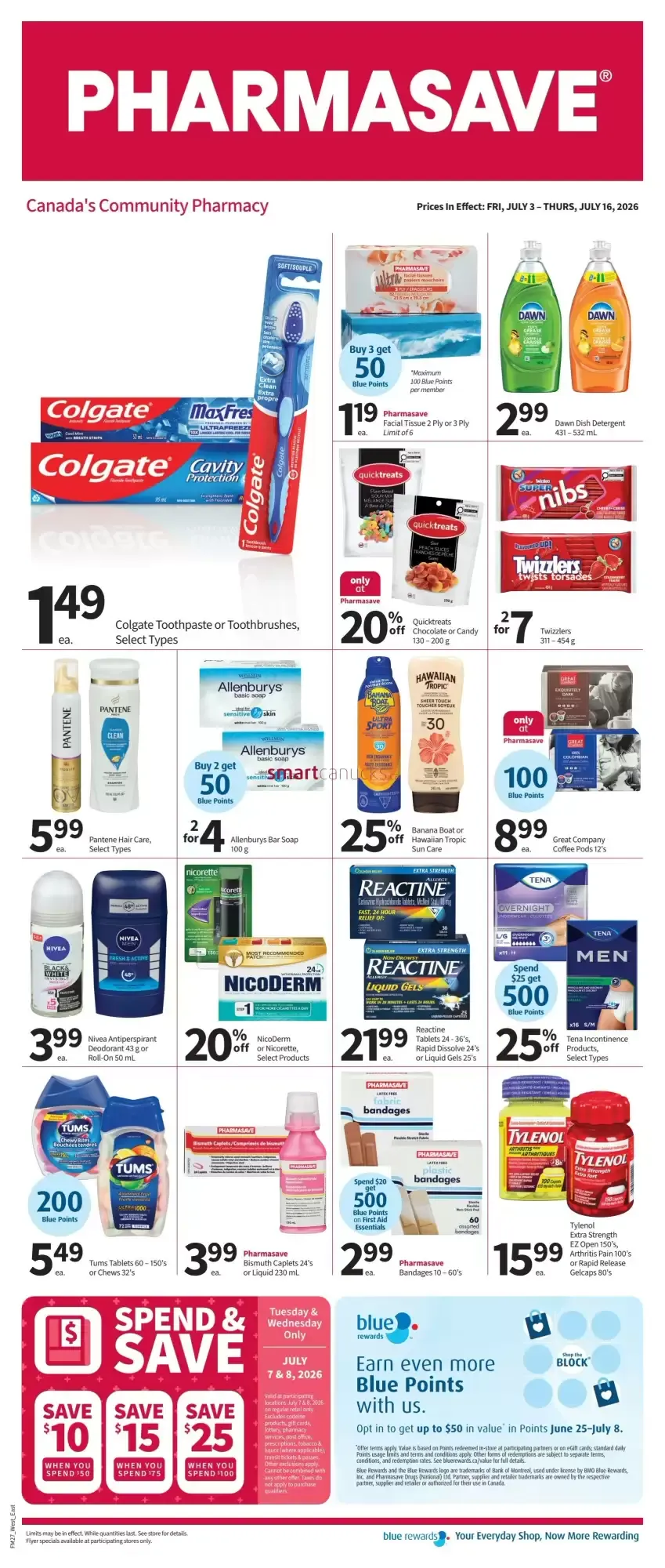 Pharmasave flyer from July 3 to July 16 2026 - flyer page 1