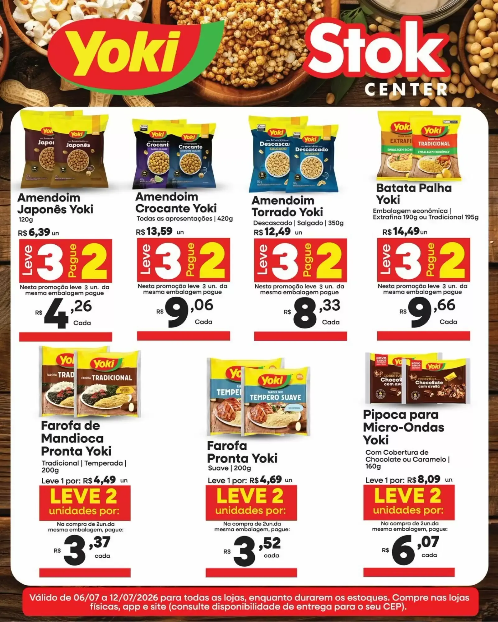 Encarte de Stok Center - Produtos Yoki 6 de julho até 12 de julho 2026 - Pagina 1