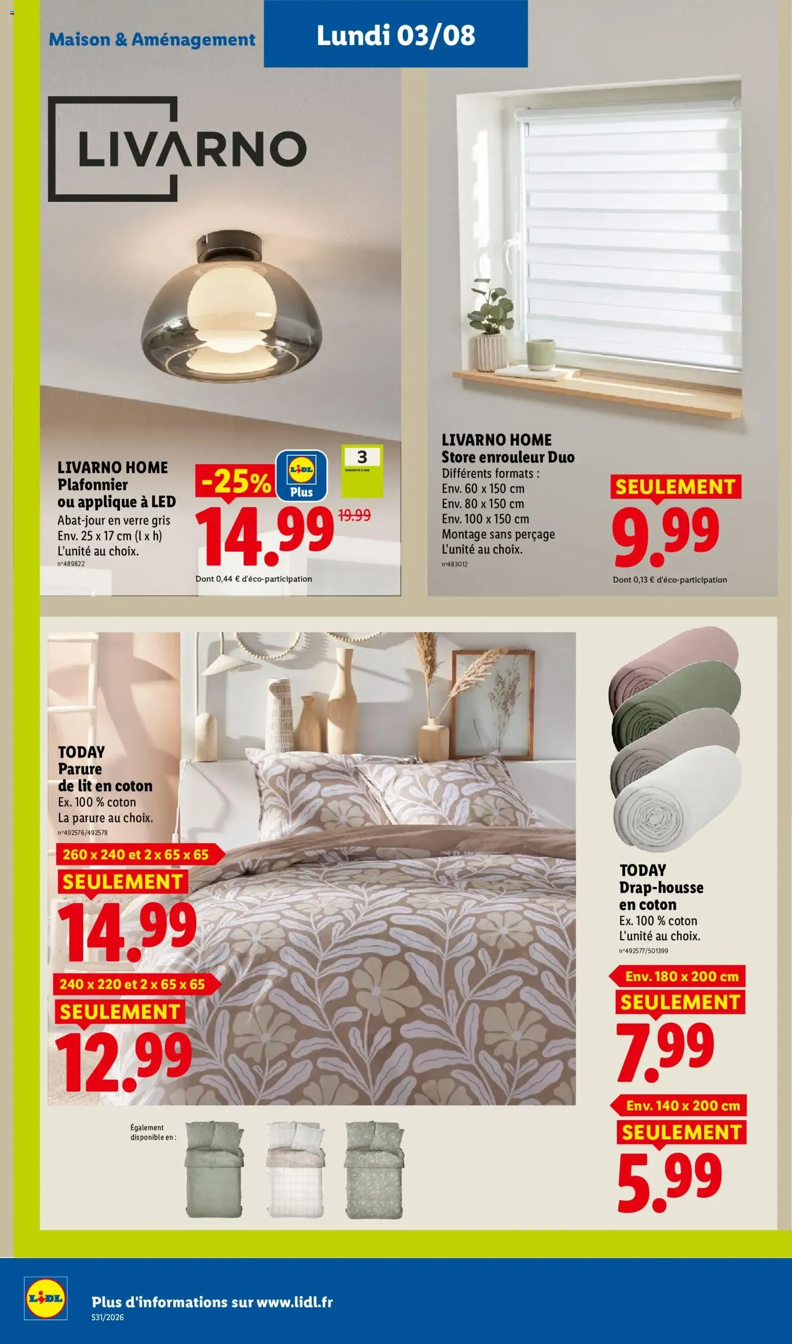 LIDL L'été des Marques du 30 juillet au 5 août 2026 - Catalogue page 50