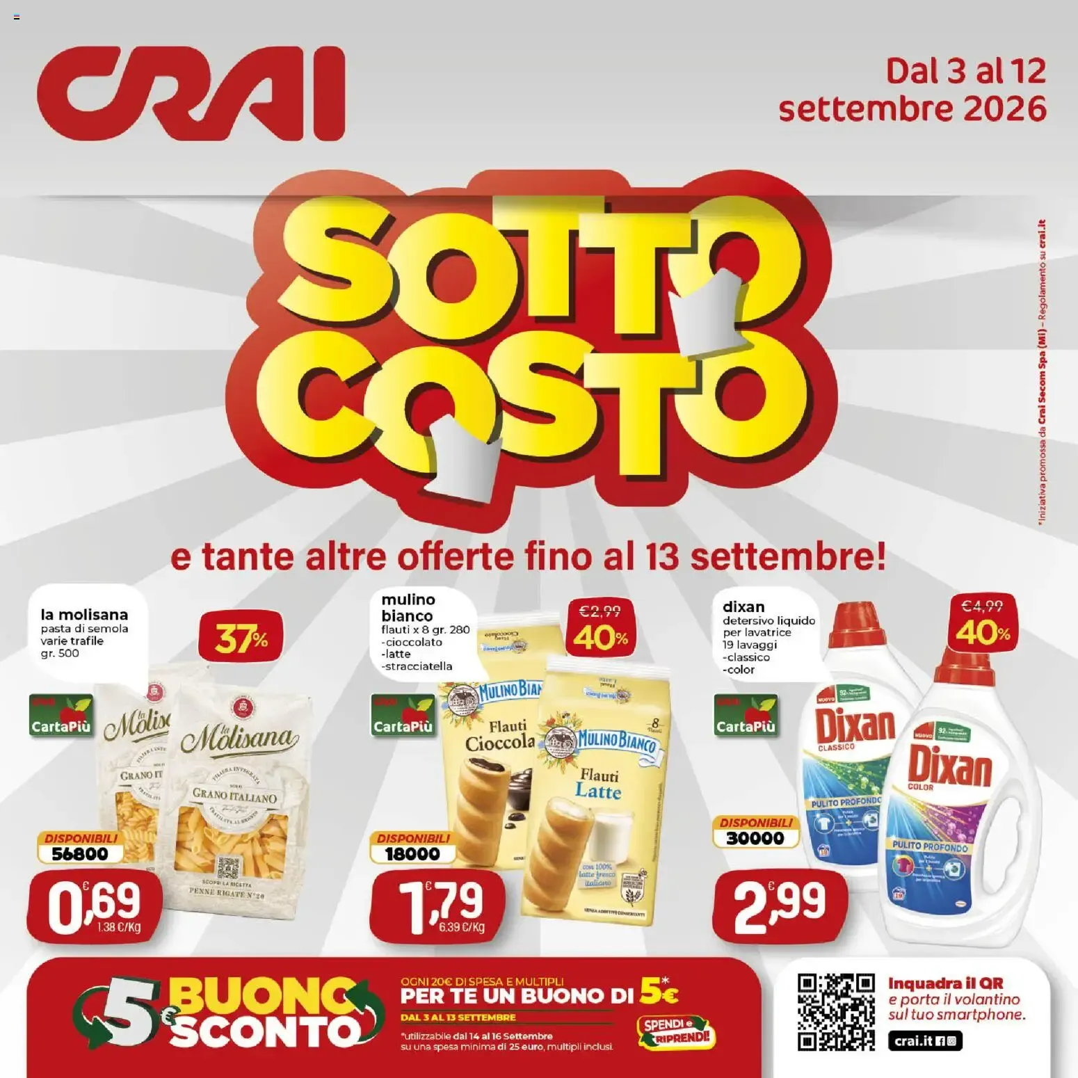 Nuovo CRAI volantino dal 03/09/2026 > offerte anteprima 🛍️ da 3 settembre a 13 settembre di 2026 - Pagina del volantino 1