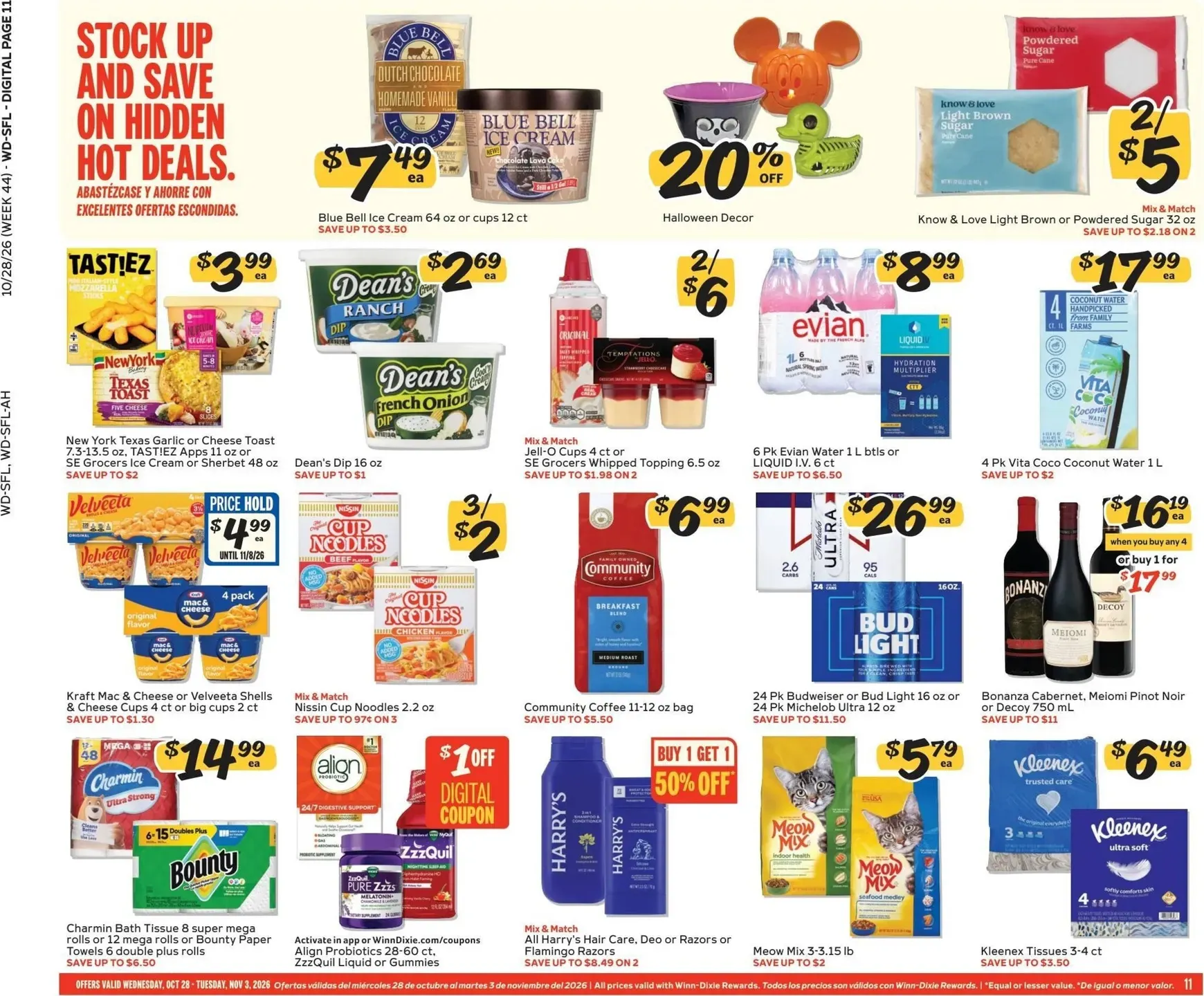 Weekly ad Current Winn-Dixie leaflet valid from Wednesday 10/28/2026 to Tuesday 11/03/2026 from October 28 to November 3 2026 - Page 11